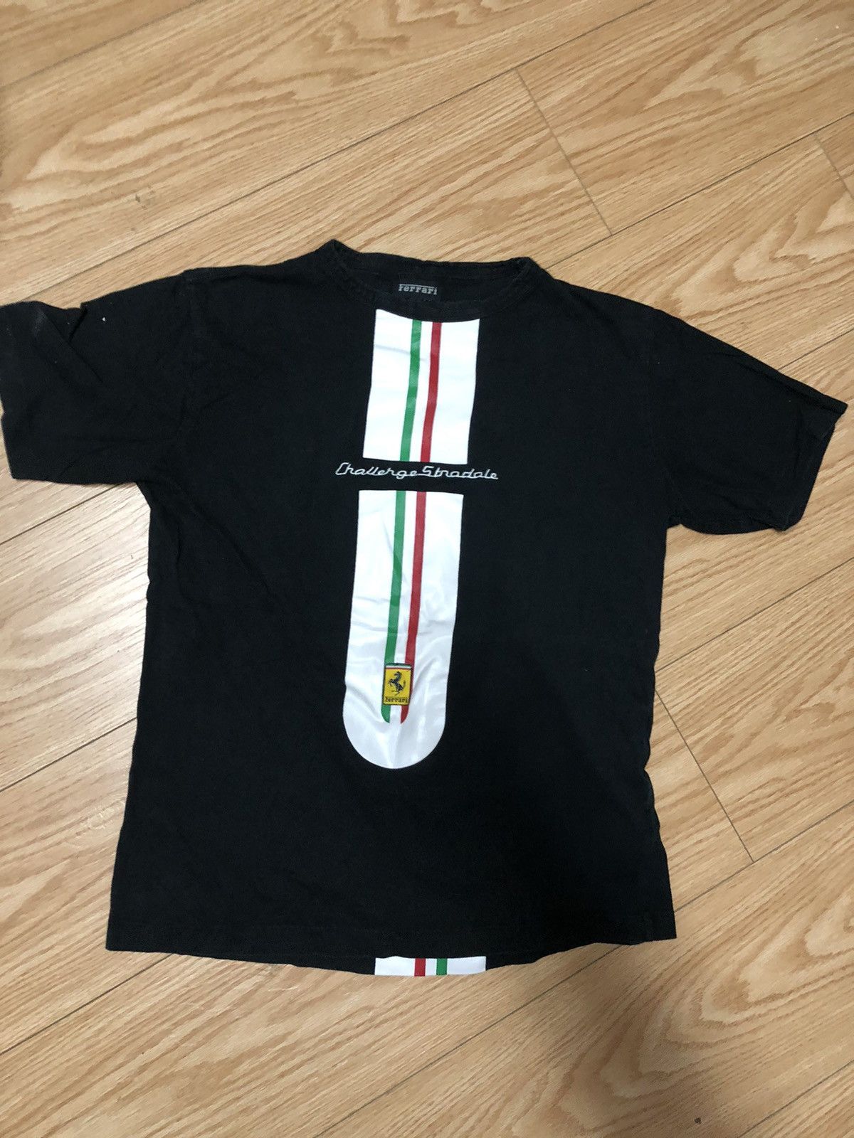 Ferrari × Vintage Rare ! Limited Edition Ferrari Challenge Stradale 2003 Tee Size US L / EU 52-54 / 3 - 1 Thumbnail