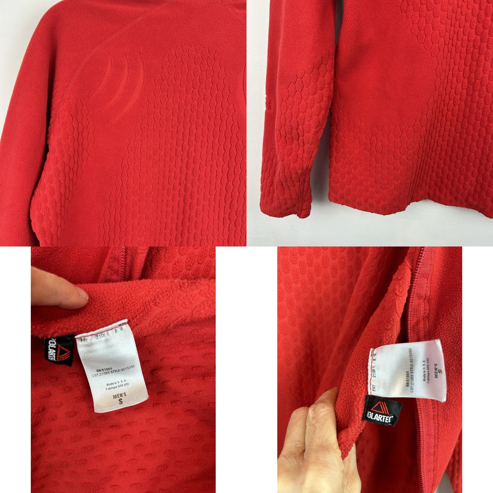 Patagonia Patagonia Jacket Mens Small Red Polartec Fleece Zip Up Soft Warm Hiking Gorpcore Size US S / EU 44-46 / 1 - 8 Thumbnail