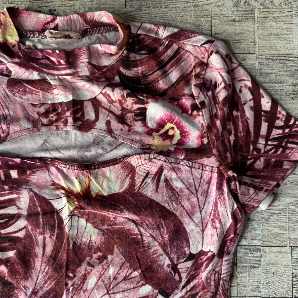 Guess Guess, Floral, Mock Neck Cropped Top Size M / US 6-8 / IT 42-44 - 3 Thumbnail