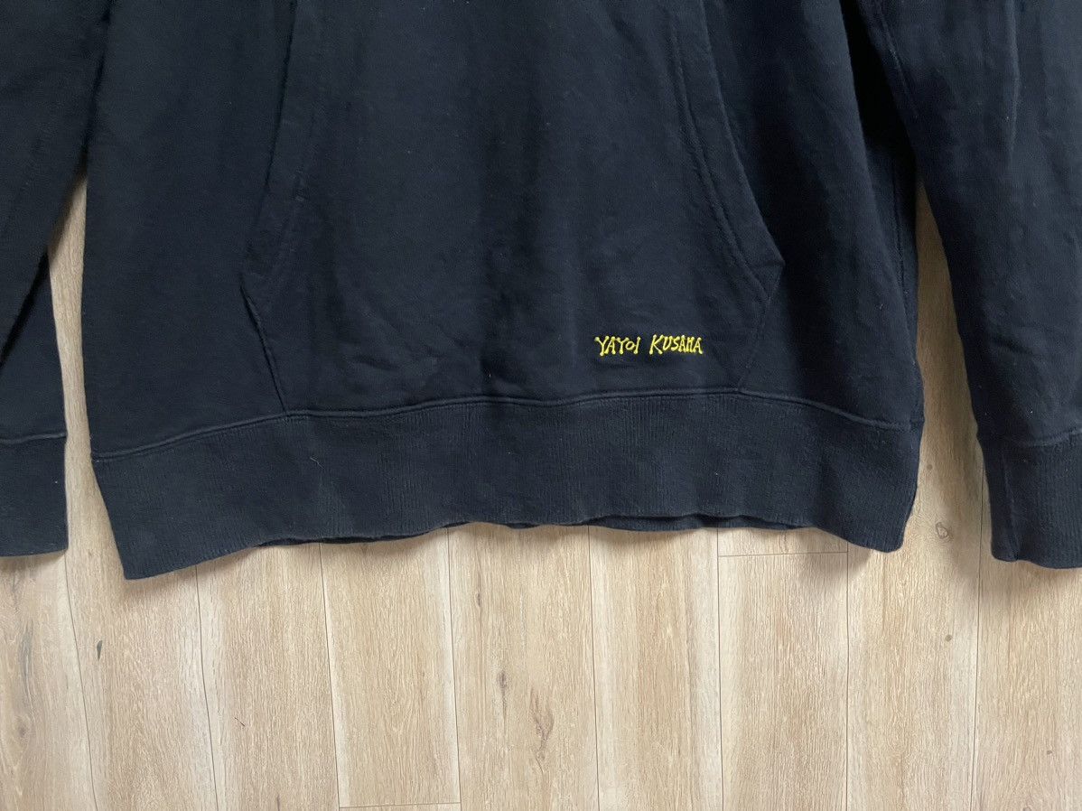 Japanese Brand × Yayoi Kusama Rare Yayoi Kusama Black Hoodie XL Luxury Designer LV POP Art Size US XL / EU 56 / 4 - 3 Thumbnail