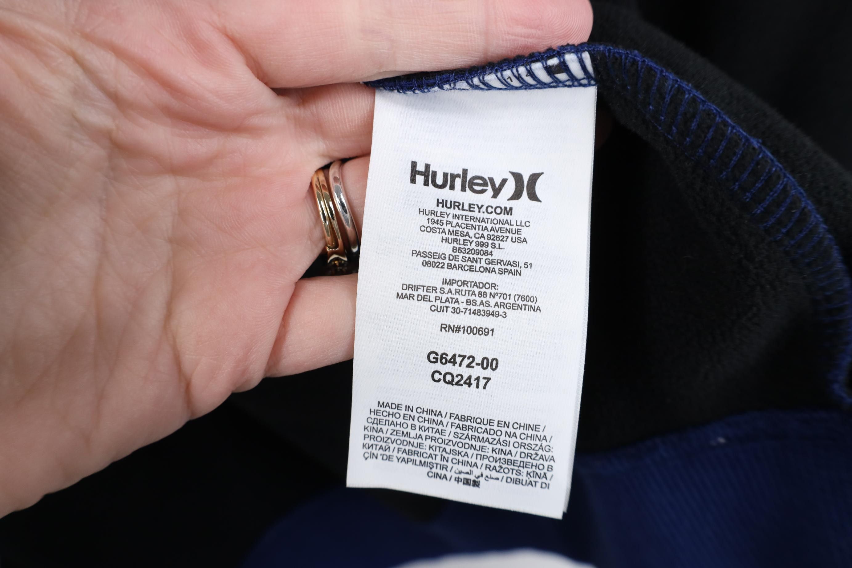 Hurley Hurley USA Winter Olympics Full Zip Hoodie Sweatshirt Blue Size M / US 6-8 / IT 42-44 - 13 Thumbnail