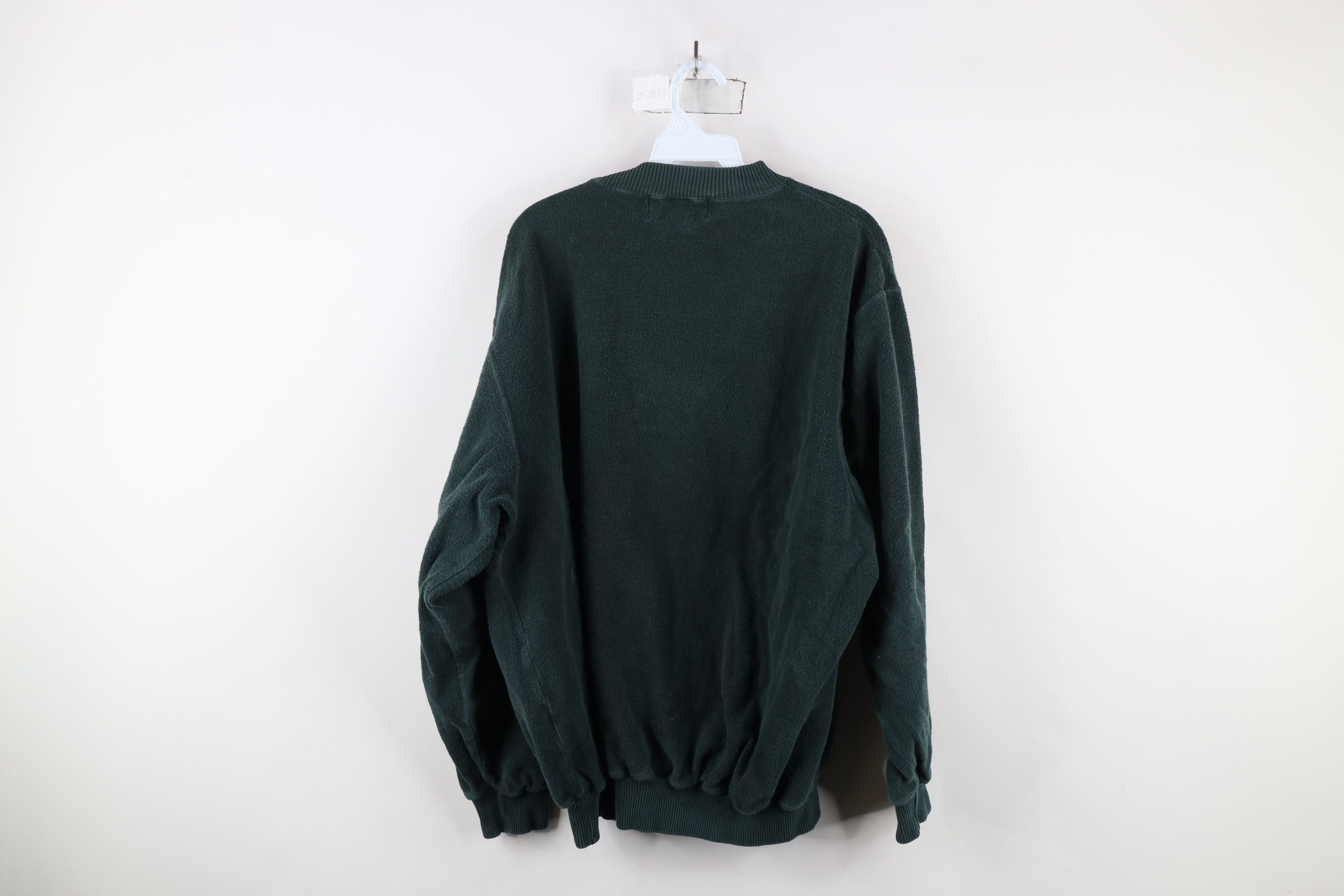 Vintage Vintage 90s Reverse Fleece Highland Meadows Golf Sweatshirt Size US M / EU 48-50 / 2 - 11 Thumbnail