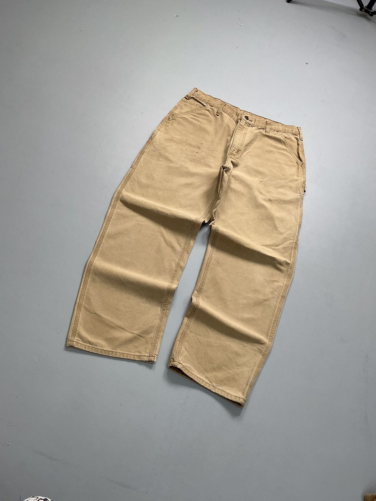Carhartt Vintage Carhartt B11 BRN carpenter workwear denim Size US 36 / EU 52 - 3 Thumbnail