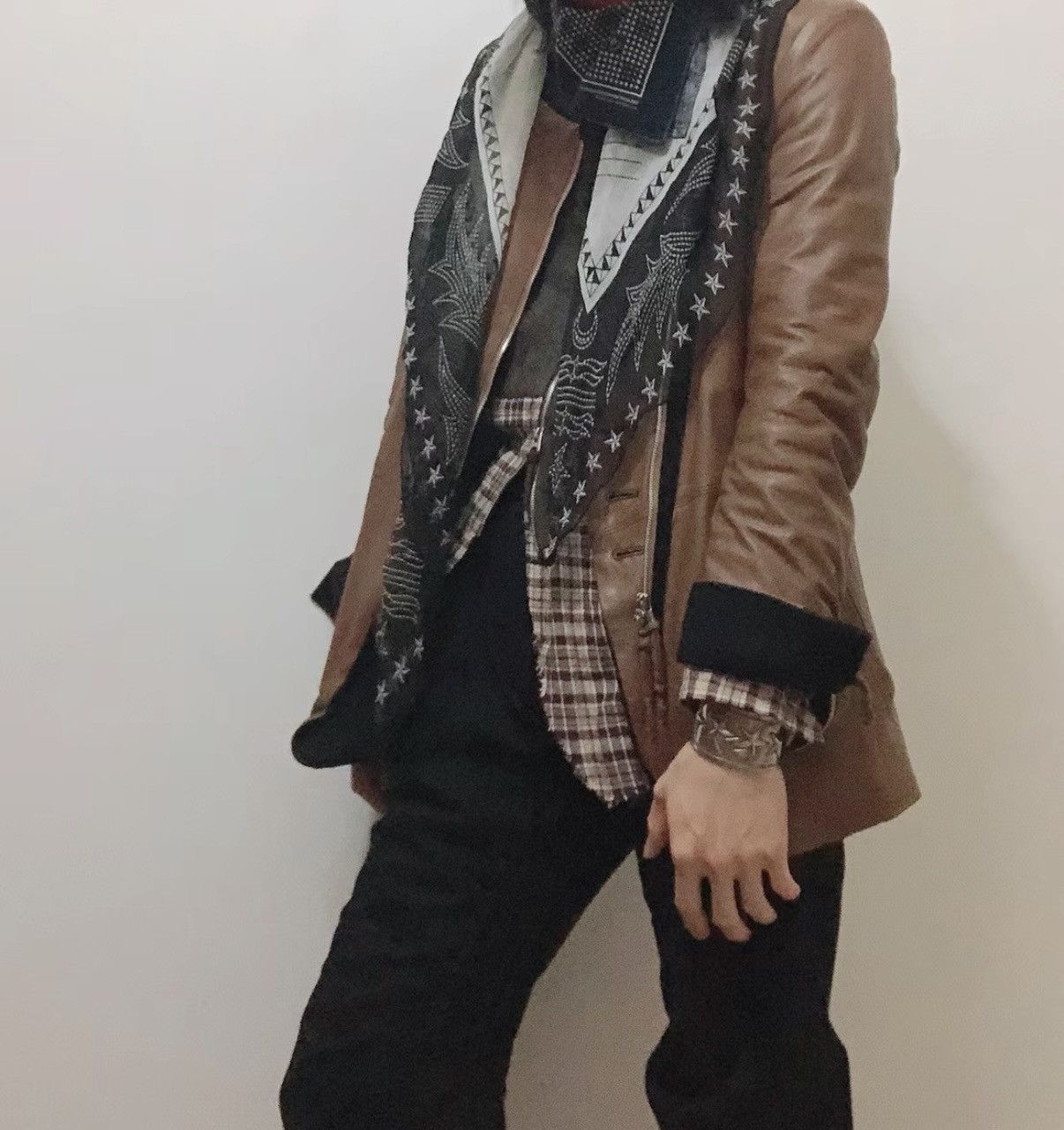 Takahiromiyashita The Soloist. TAKAHIROMIYASHITA THE SOLOIST leather jacket Size US S / EU 44-46 / 1 - 4 Thumbnail