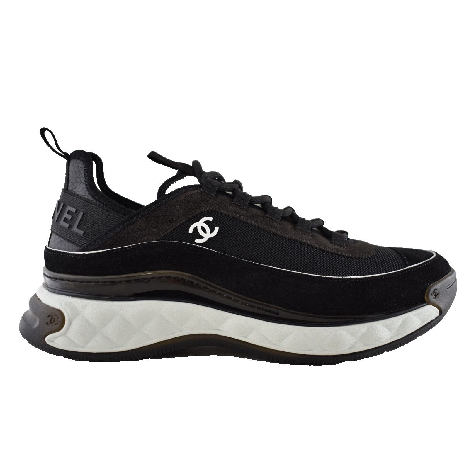Chanel Mens CC Logo Lace Up Low Top Trainer Sneaker Size US 11 / EU 44 - 1 Thumbnail