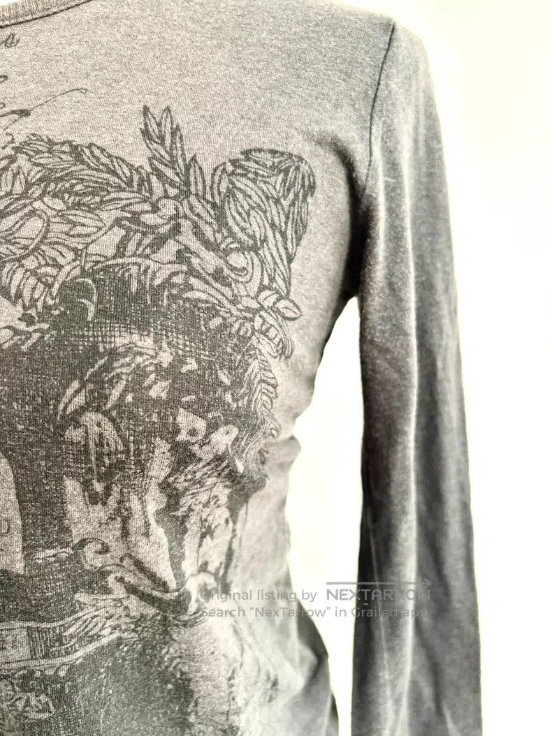 Vivienne Westwood Vivienne Westwood Grey Printed Saturn Underwear Top T-Shir Size S / US 4 / IT 40 - 6 Thumbnail