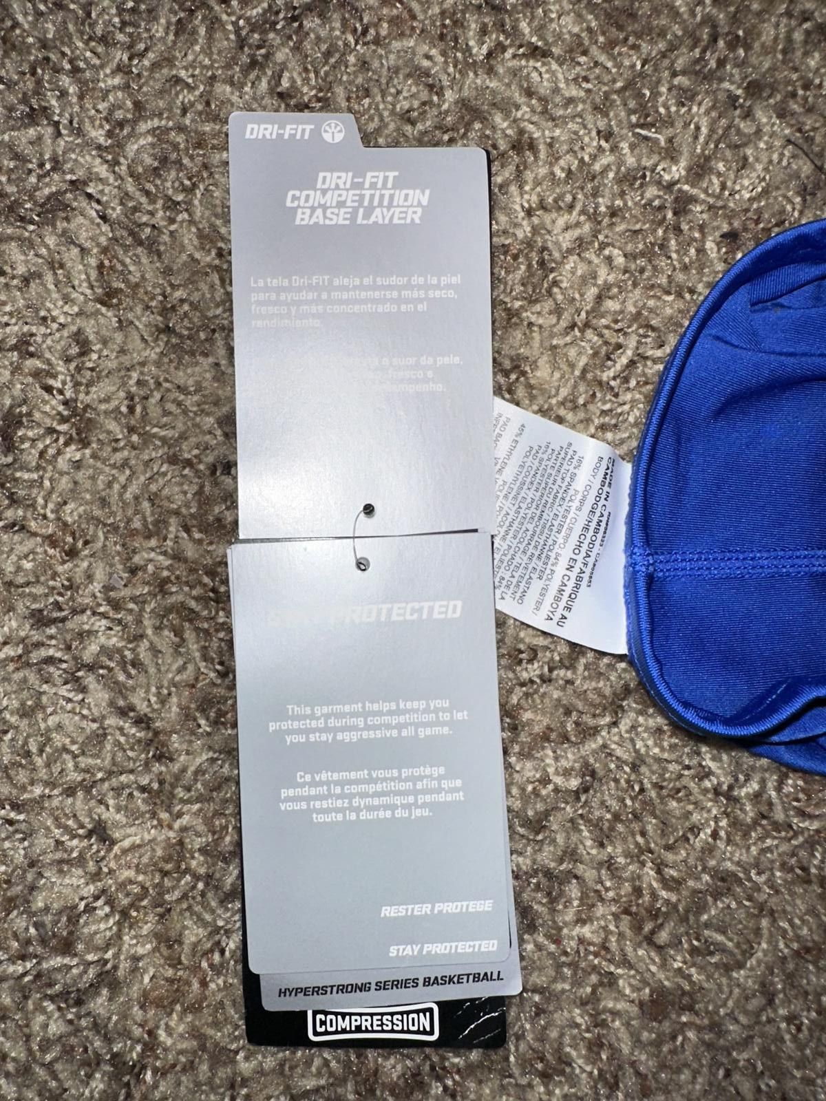 Nike ONE Nike Pro Combat Dri-Fit Compression Basketball Knee Pad Sleeve SINGLE Size ONE SIZE - 10 Thumbnail