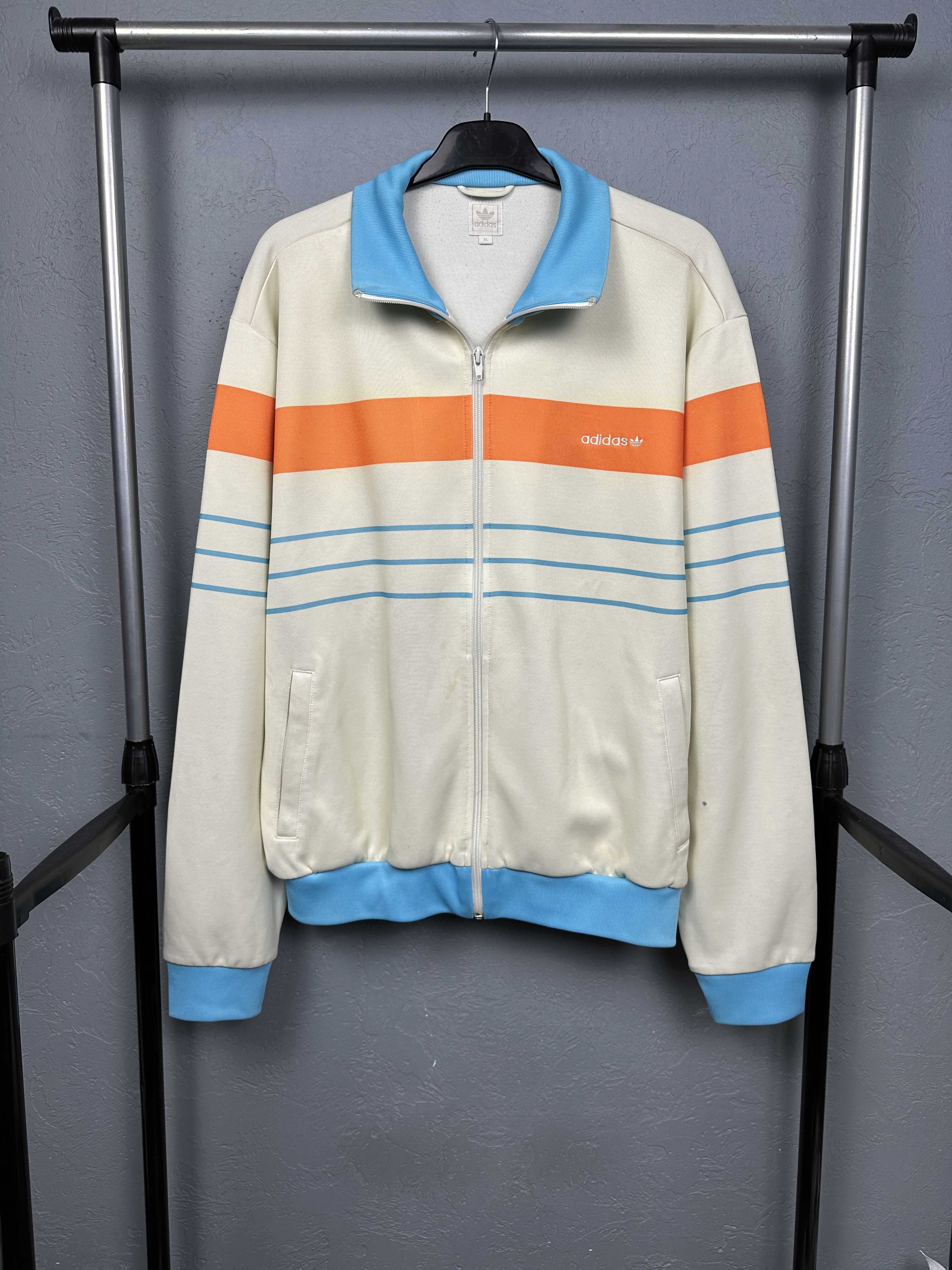 Adidas Adidas Vintage Mens Track Top Jacket Size US XL / EU 56 / 4 - 1 Thumbnail