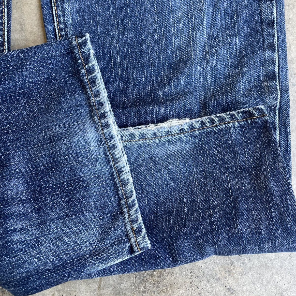 Edwin 🔥Vintage Edwin 404 Stoned Washed Ripped Distress Denim Jeans Size US 32 / EU 48 - 7 Thumbnail