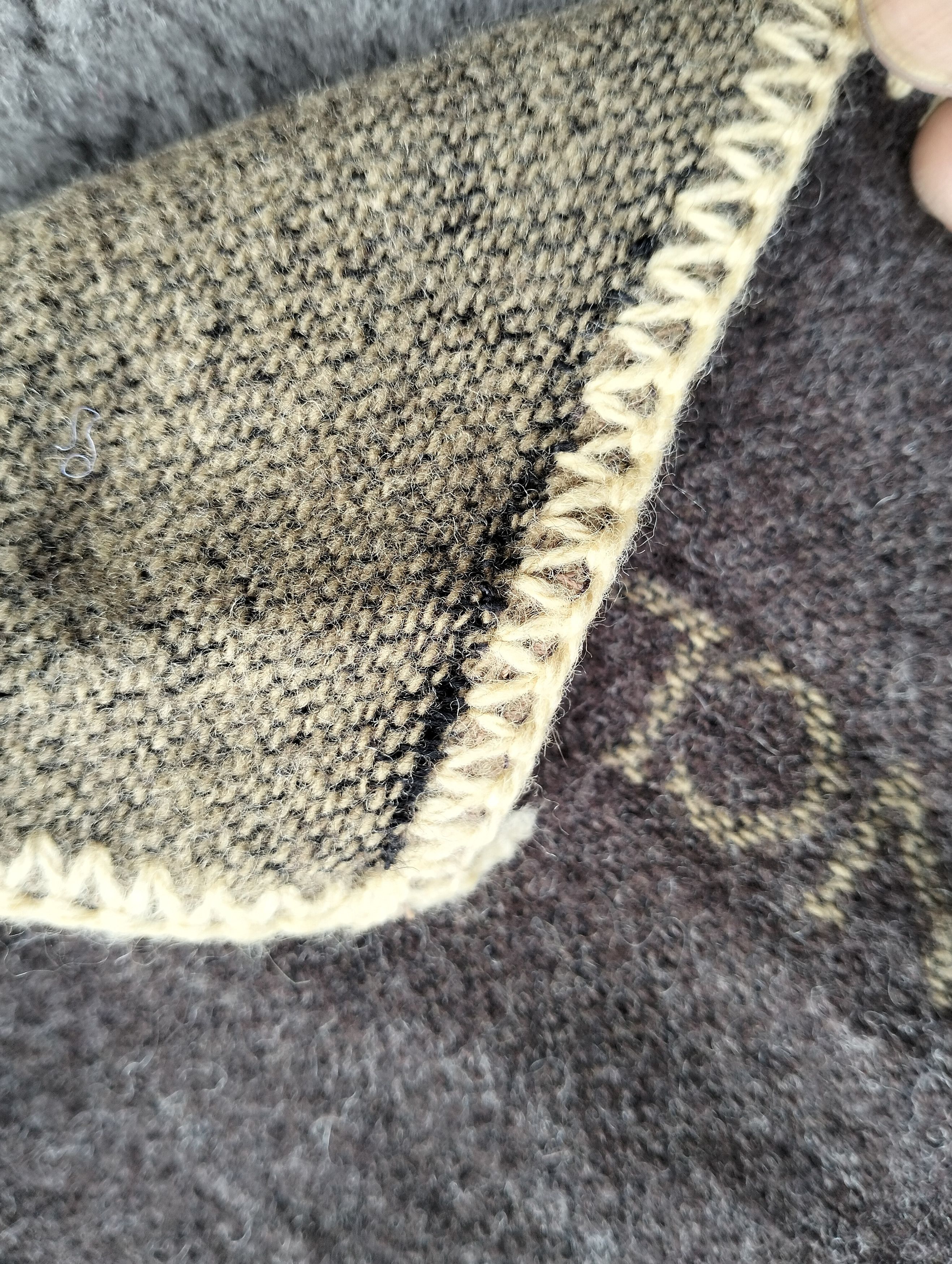 Moncler Vintage Moncler Wool Scarf Muffler Brown Size ONE SIZE - 4 Thumbnail