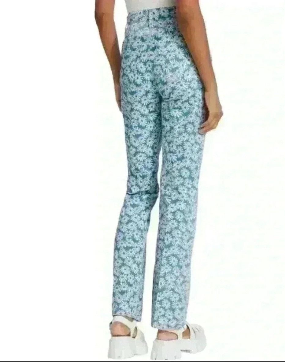 RE/DONE RE/DONE 70s Daisy Floral Bootcut High Rise Jeans Size 26 Size 26" / US 2 / IT 38 - 2 Thumbnail