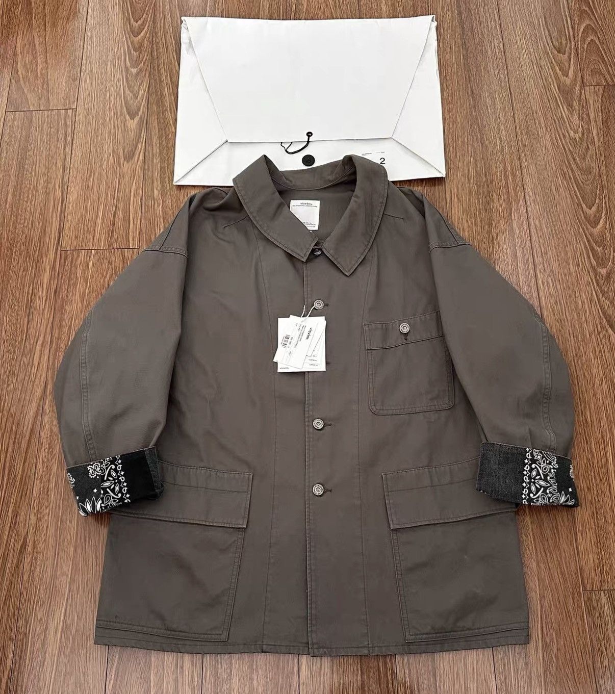 Visvim VISVIM 20AW TRAVAIL CONOID COVERALL bandana vintage fabric Size US M / EU 48-50 / 2 - 1 Thumbnail
