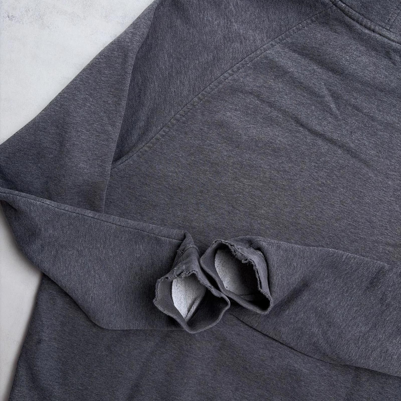 Nike Y2K Grey Nike Small Swoosh Baggy Skater Hoodie Size US M / EU 48-50 / 2 - 8 Thumbnail