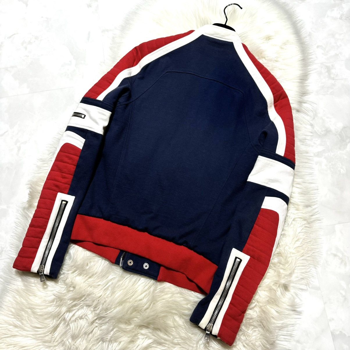Balmain Collection Model Balmain Homme Multi-Zip Biker Sweat Jacket Size US S / EU 44-46 / 1 - 11 Thumbnail