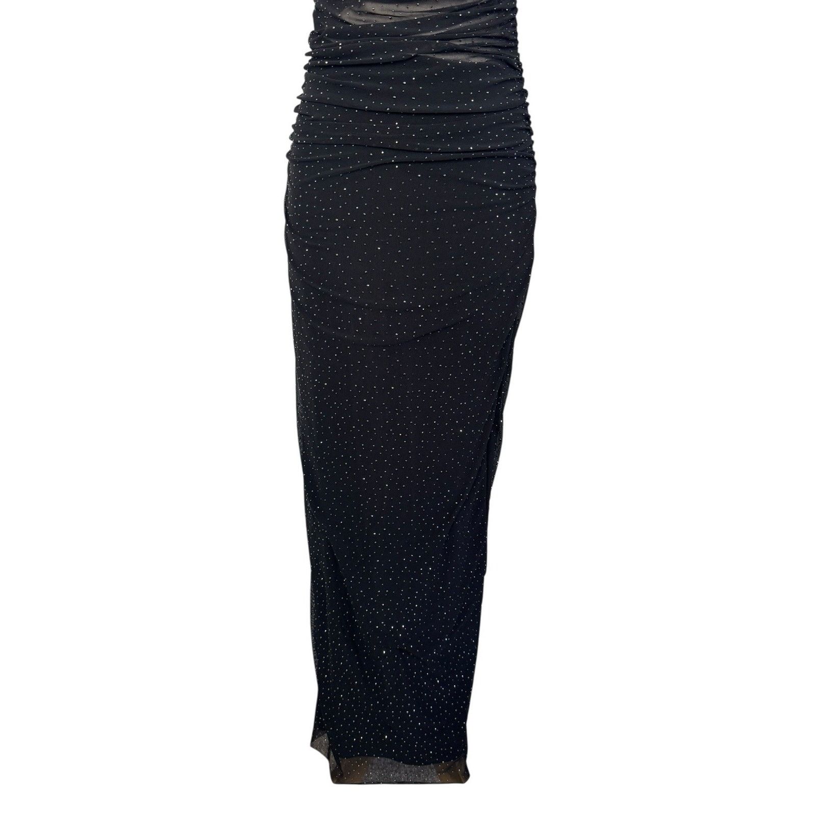 Anthropologie AFRM Jennan Rhinestone Illusion Maxi Dress Black Size M Size M / US 6-8 / IT 42-44 - 5 Thumbnail