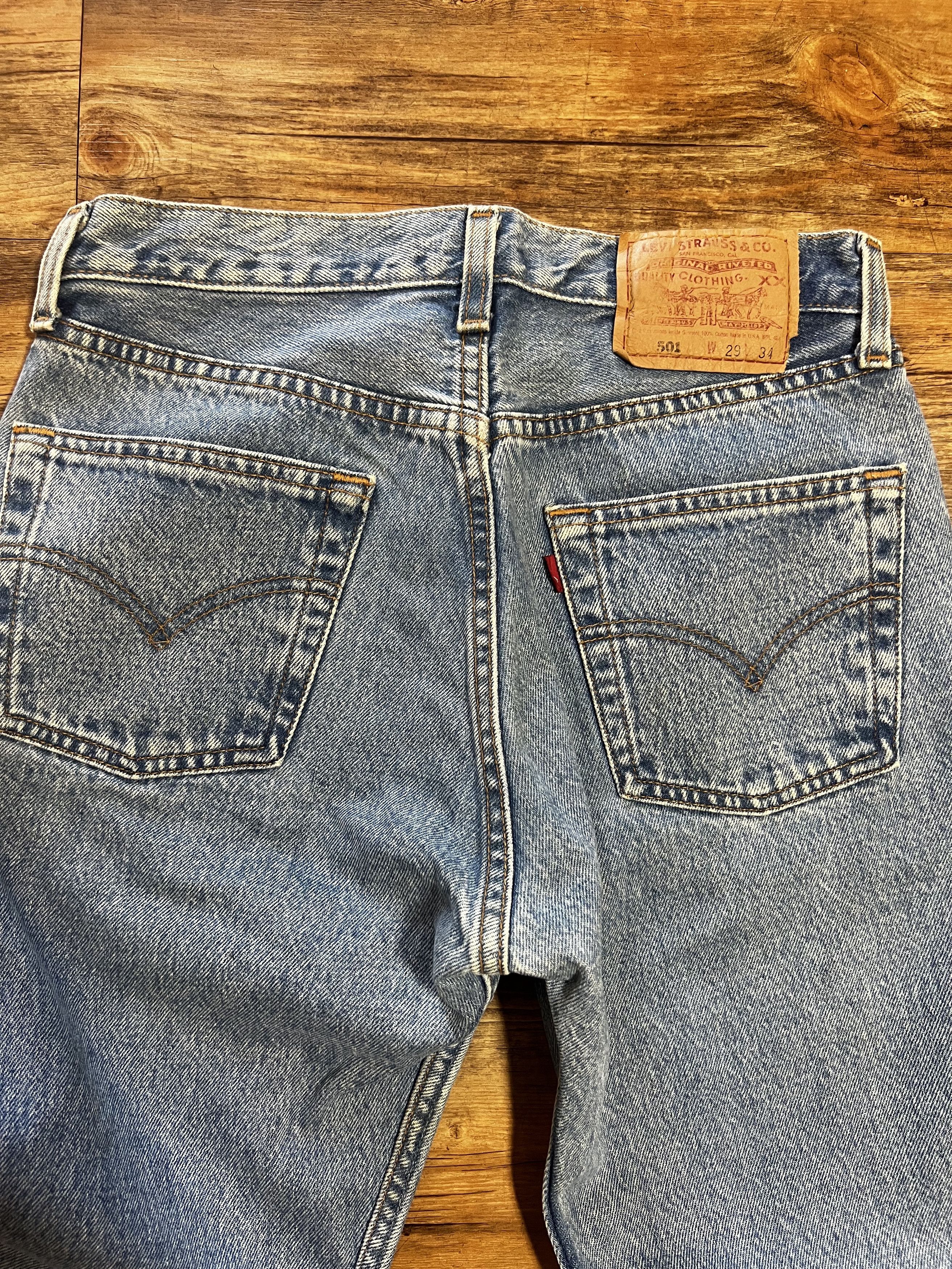 Levi's × Levi's Vintage Clothing × Vintage Vintage 501 Levi's Denim Blue Jean Pants Size US 29 - 11 Thumbnail