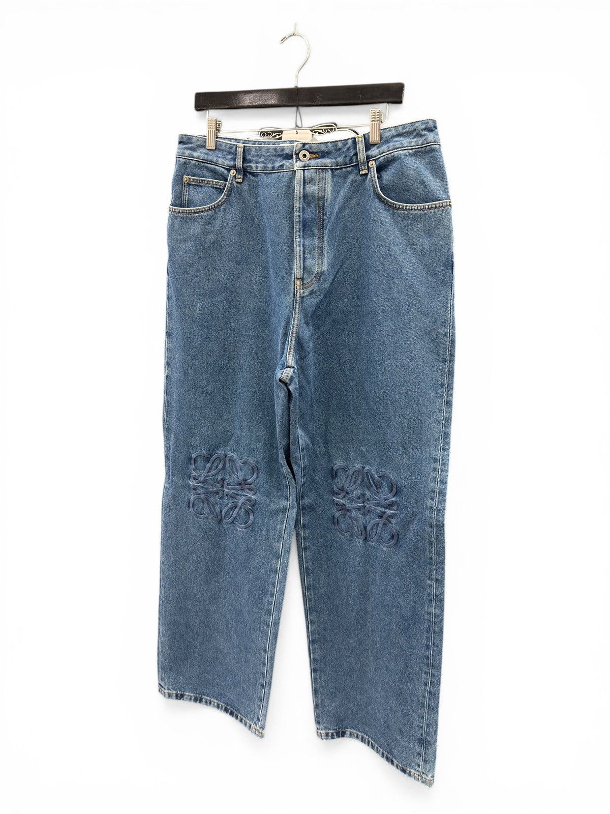 Loewe Loewe Blue Anagram Denim Jeans Size US 38 / EU 54 - 3 Thumbnail