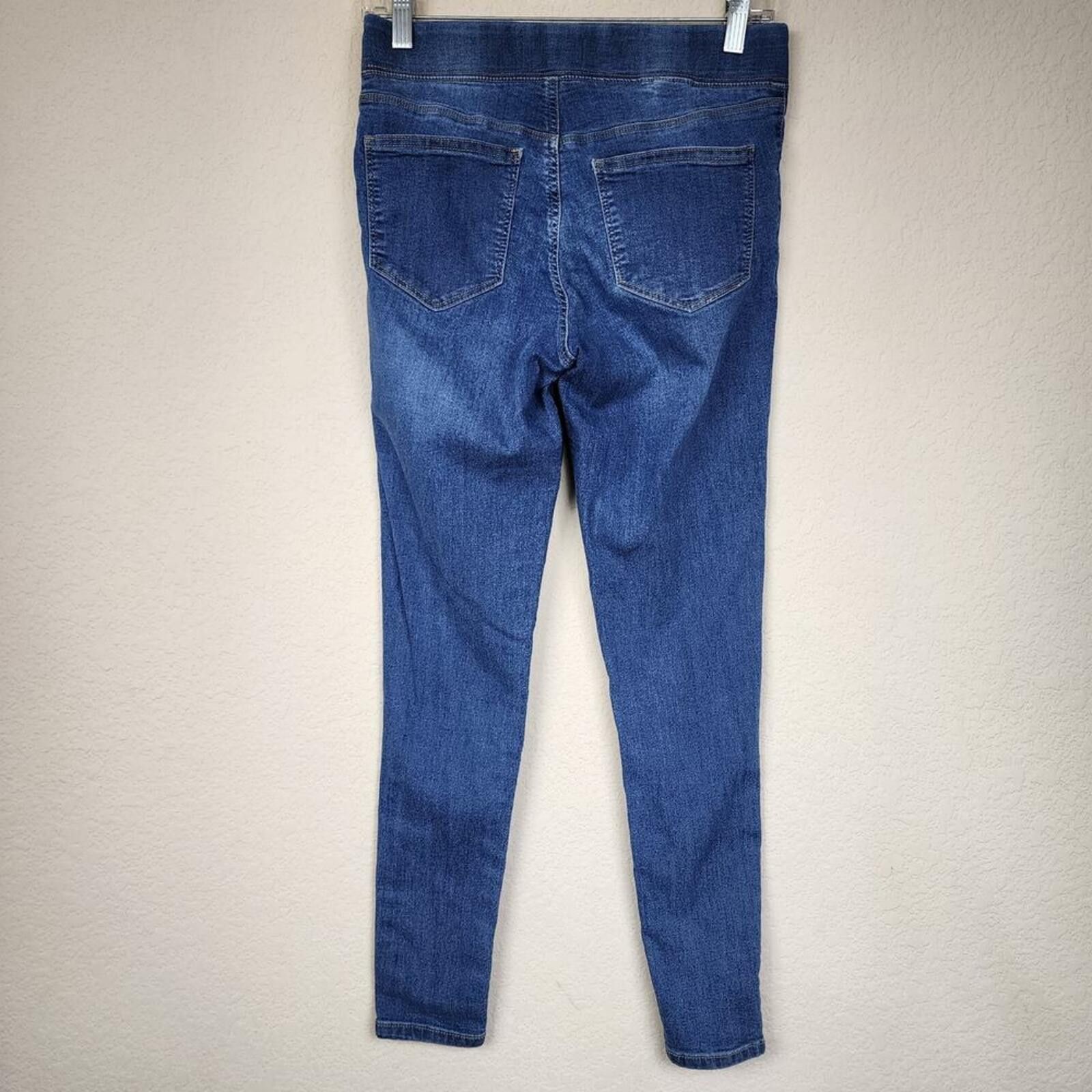 Old Navy Size 6 Stretchy Skinny Blue Jeans Pants Size 28" / US 6 / IT 42 - 2 Thumbnail