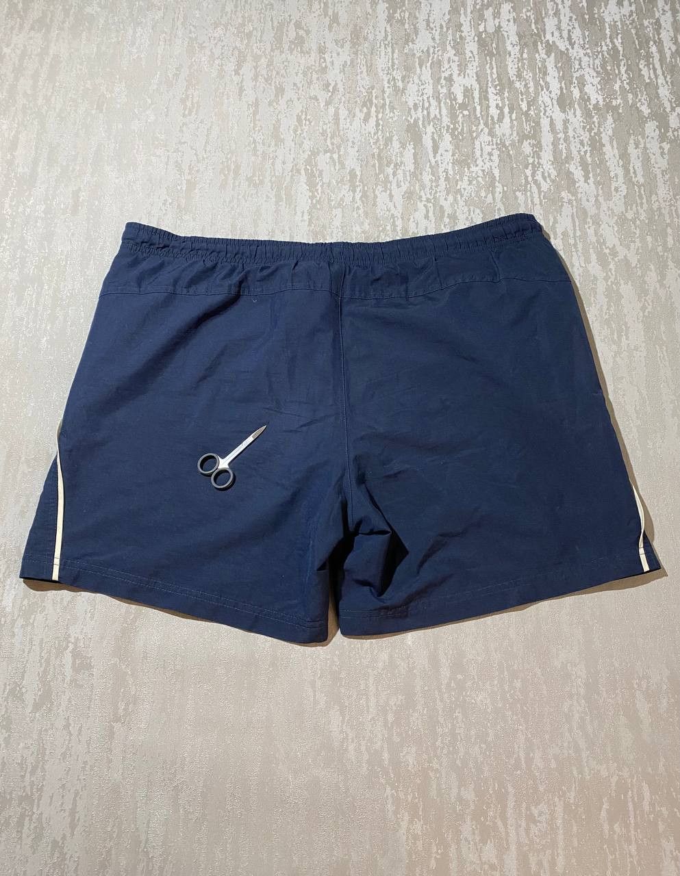 Nike × Vintage Vintage Nike shorts XL swoosh mini logo blue Size US 40 / EU 56 - 4 Thumbnail