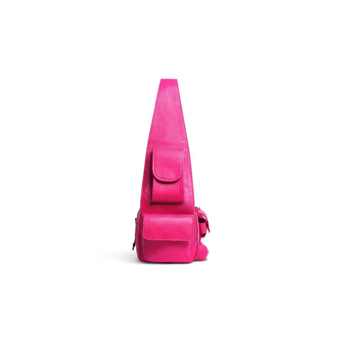 Balenciaga o1bcso1str0625 Size: OS / Superbusy XS Sling Bag in Pink Size ONE SIZE - 4 Thumbnail