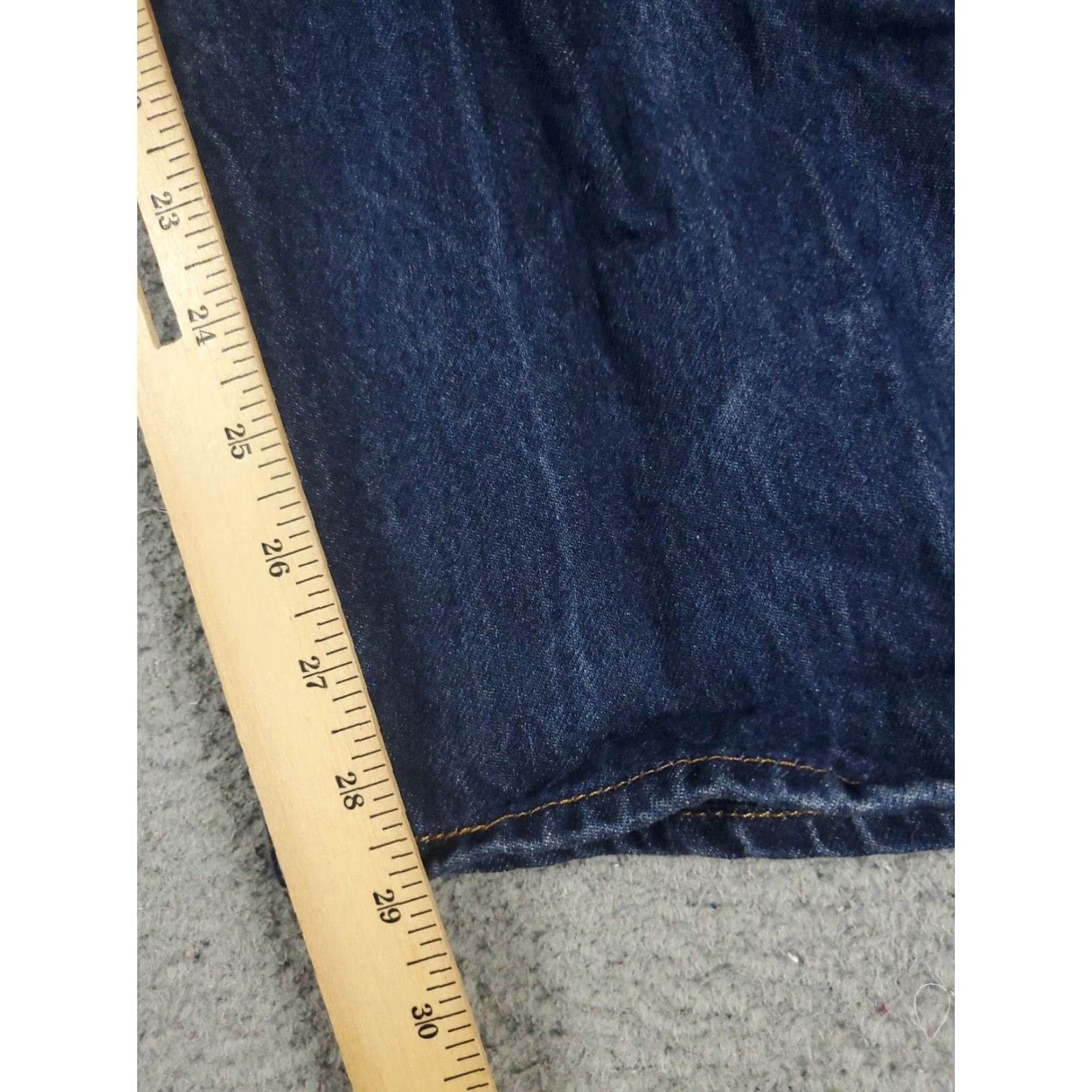 Levi's Levis 501 Blue Straight Leg Jeans Mens 44x30 Cotton Regular Fit Size US 44 / EU 60 - 5 Thumbnail