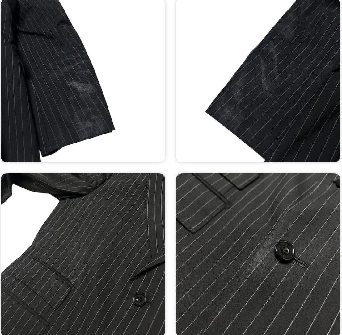 Burberry 441 00s Burberry black label suit men set up Japan dark gray Size 38R - 5 Thumbnail