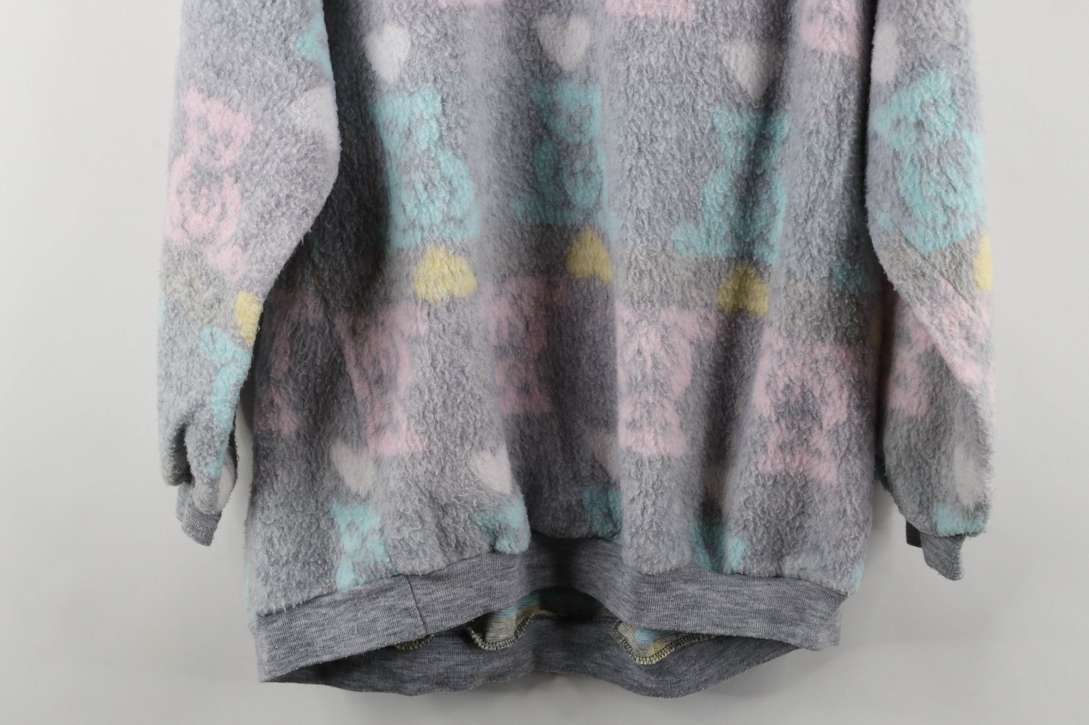 Vintage Vintage 90s Streetwear Heart Bear Fairy Kei Sweatshirt USA Size M / US 6-8 / IT 42-44 - 11 Thumbnail