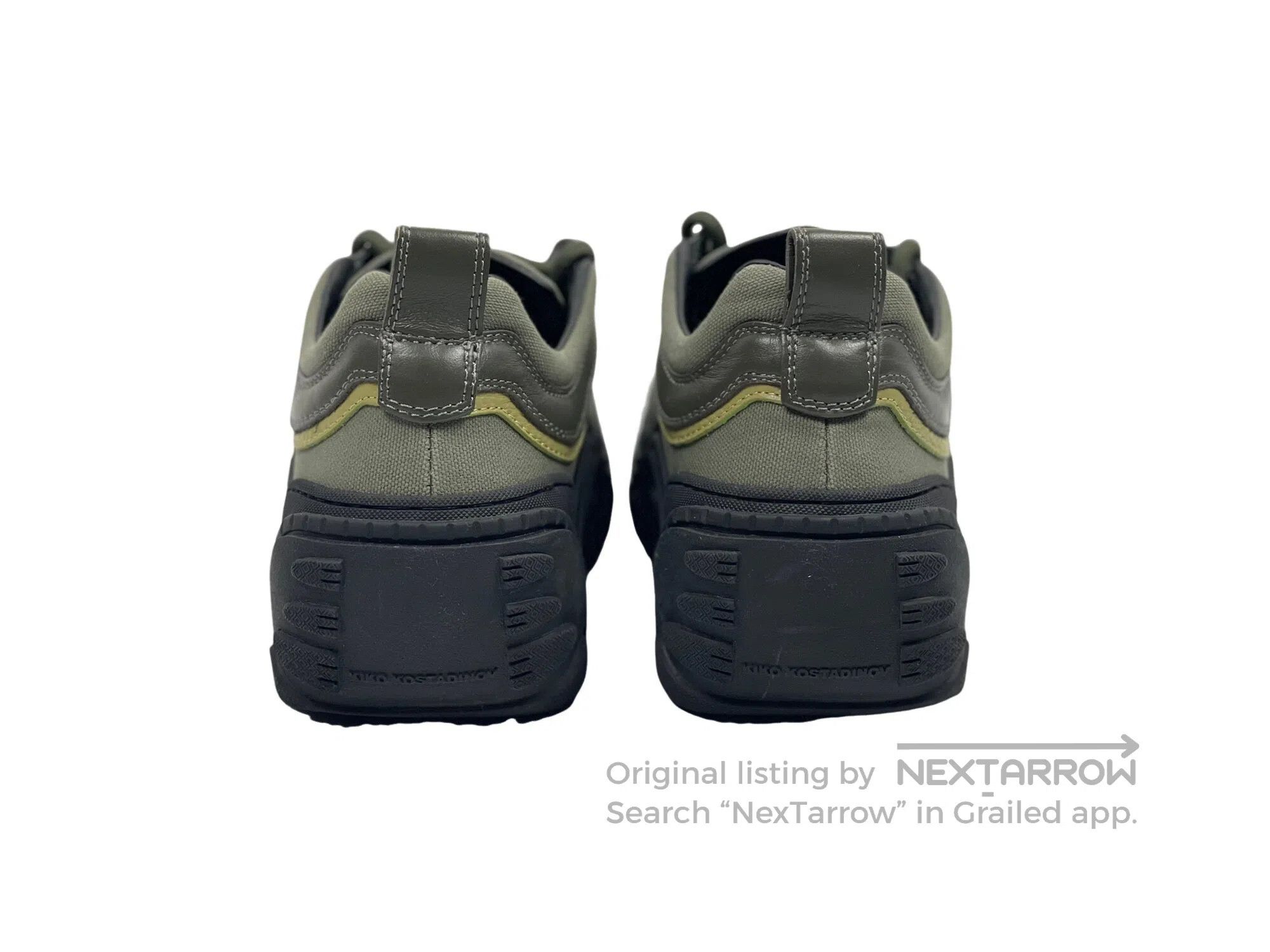 Kiko Kostadinov Kiko Kostadinov Military Green Thick-soled Work Shoes Size US 9 / EU 42 - 3 Thumbnail