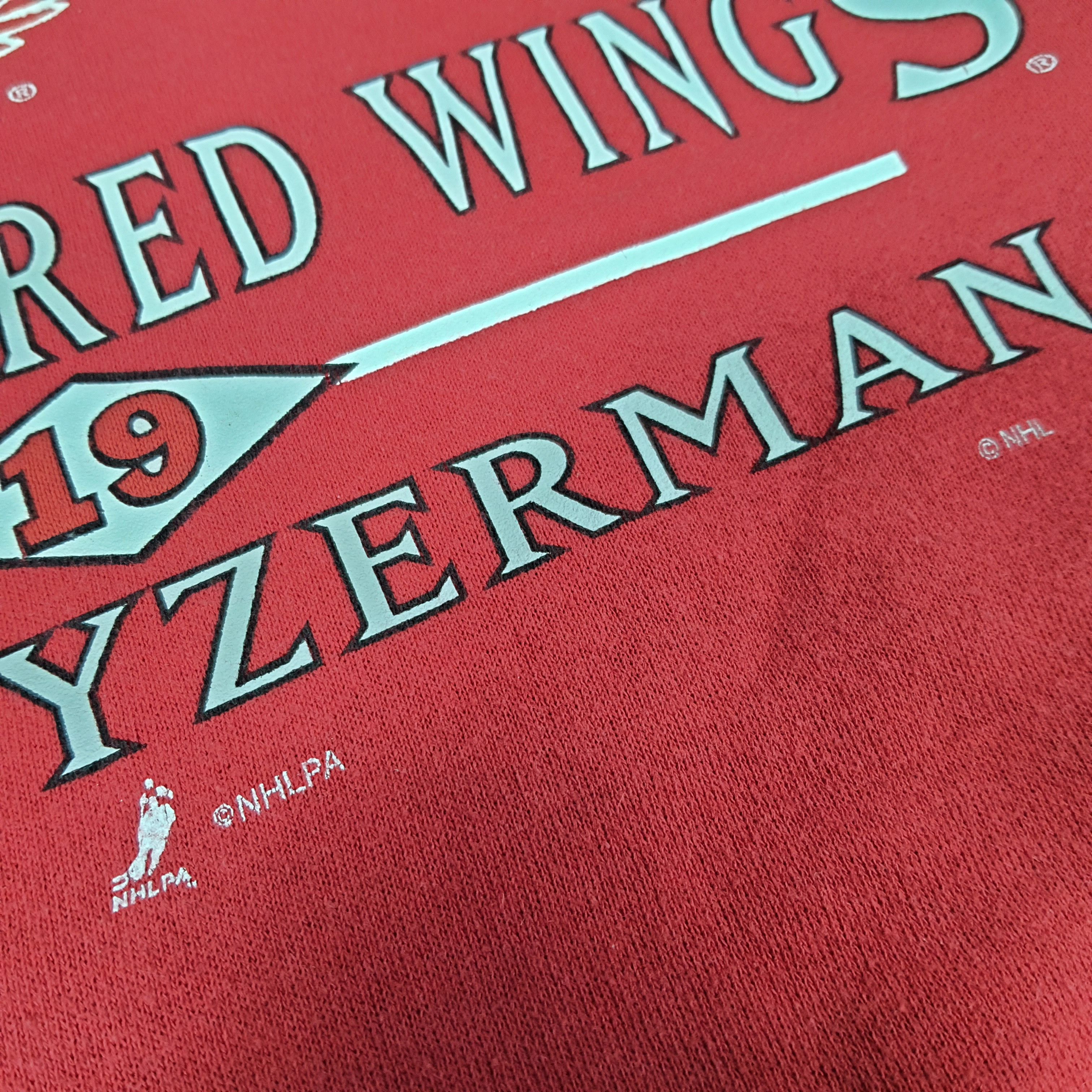 NHL × Red Wing × Vintage Vintage NHL Detroit Red Wings Steve Yzerman Sweatshirts Size US M / EU 48-50 / 2 - 3 Thumbnail