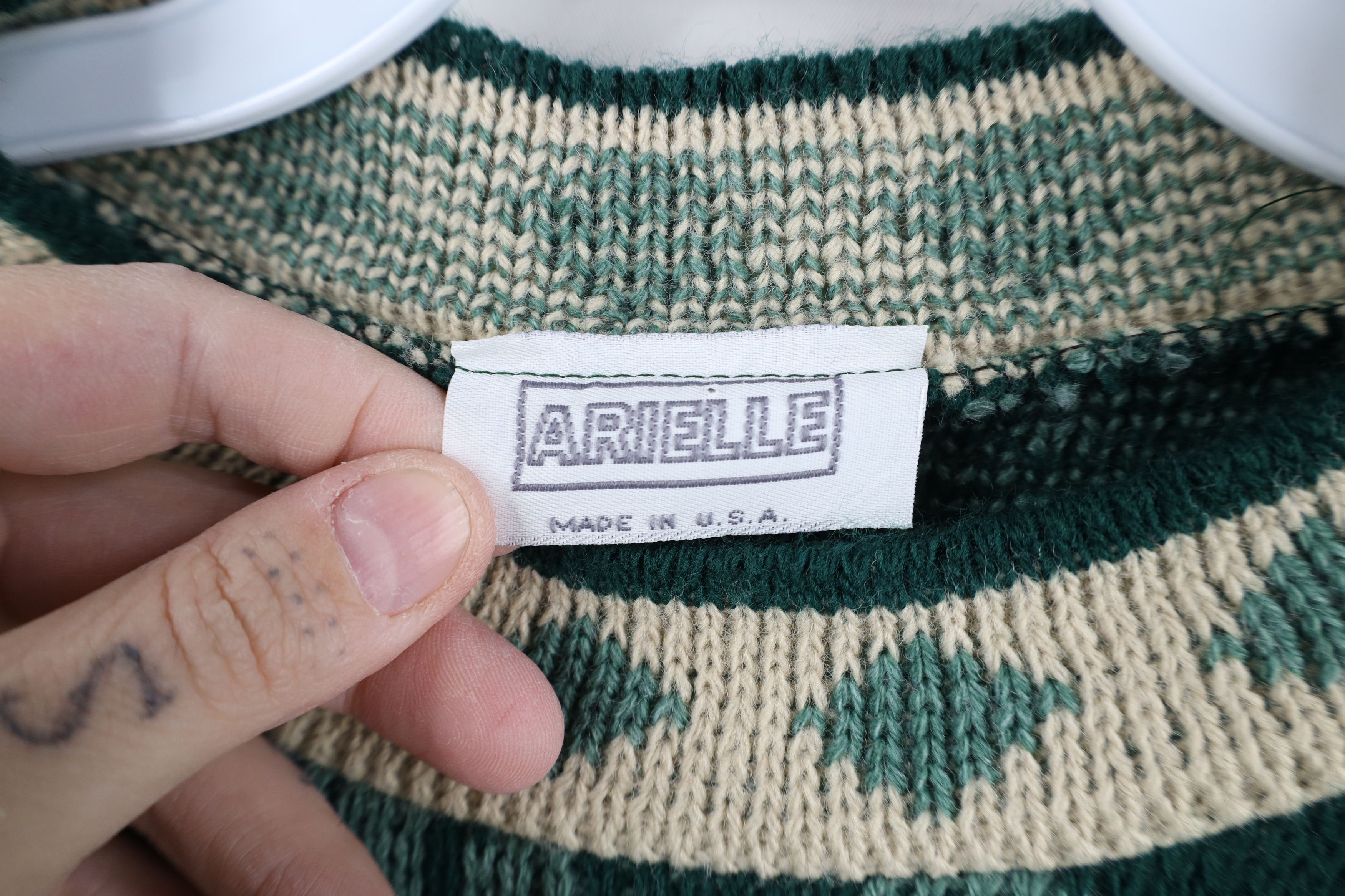 Vintage Deadstock Vintage 90s Streetwear Knit Crewneck Sweater USA Size M / US 6-8 / IT 42-44 - 7 Thumbnail