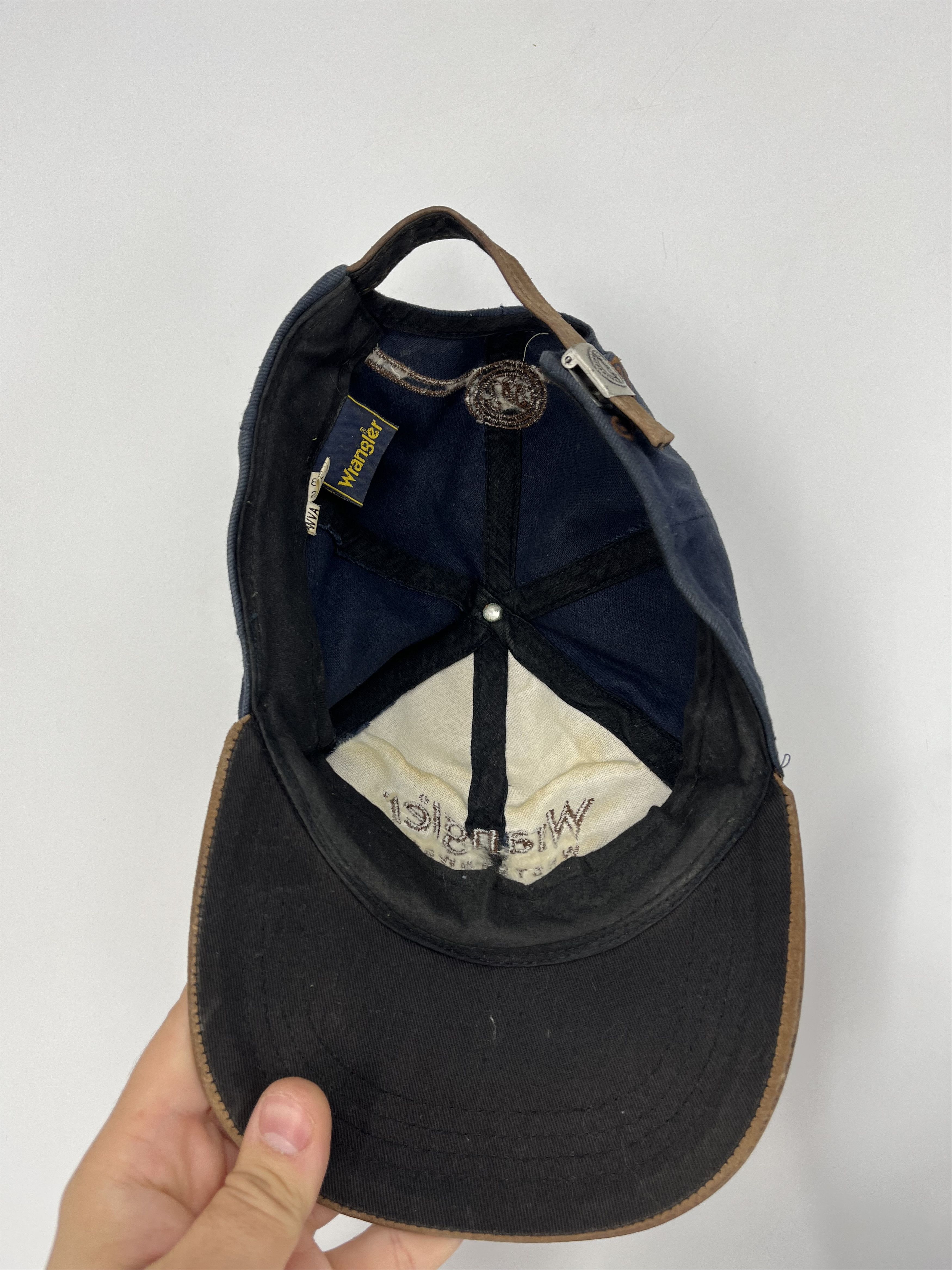 Vintage × Wrangler Vintage Wrangler Spellout Snapback Hat Streetwear Style Size ONE SIZE - 6 Thumbnail