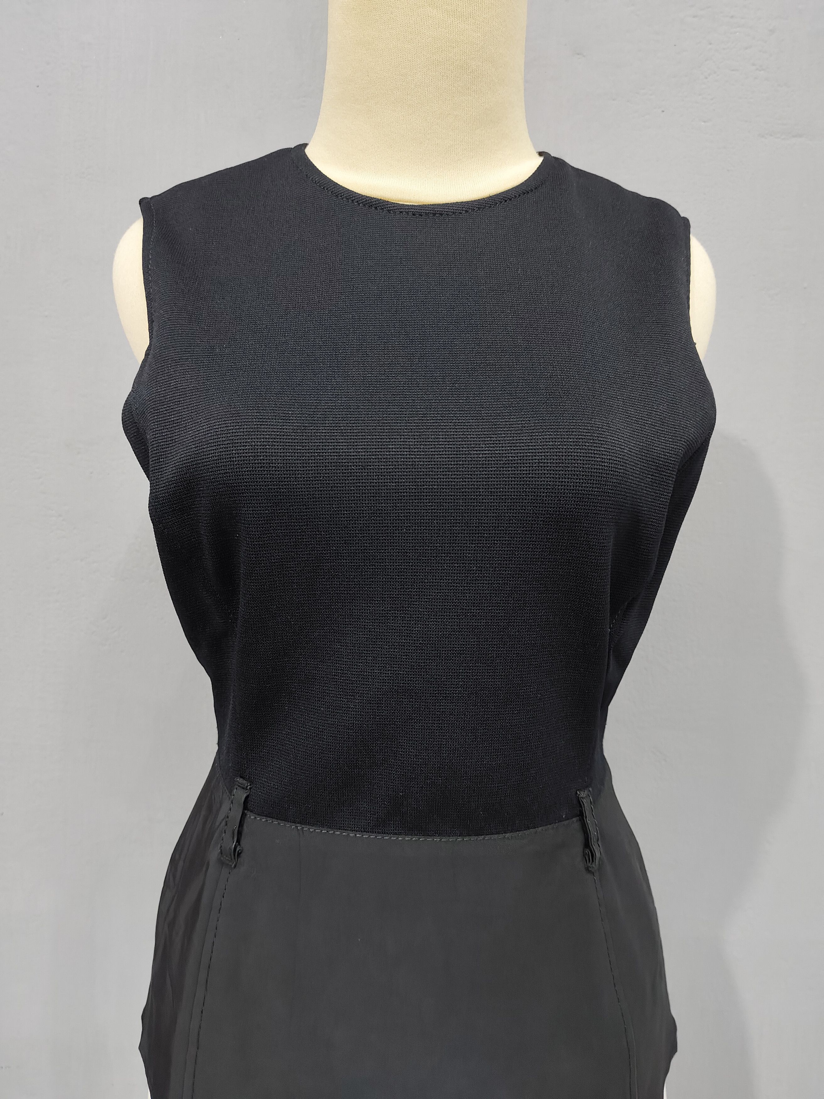 Prada 2000s PRADA- Minimalist Architectural Panel Structured Top Size M / US 6-8 / IT 42-44 - 2 Thumbnail