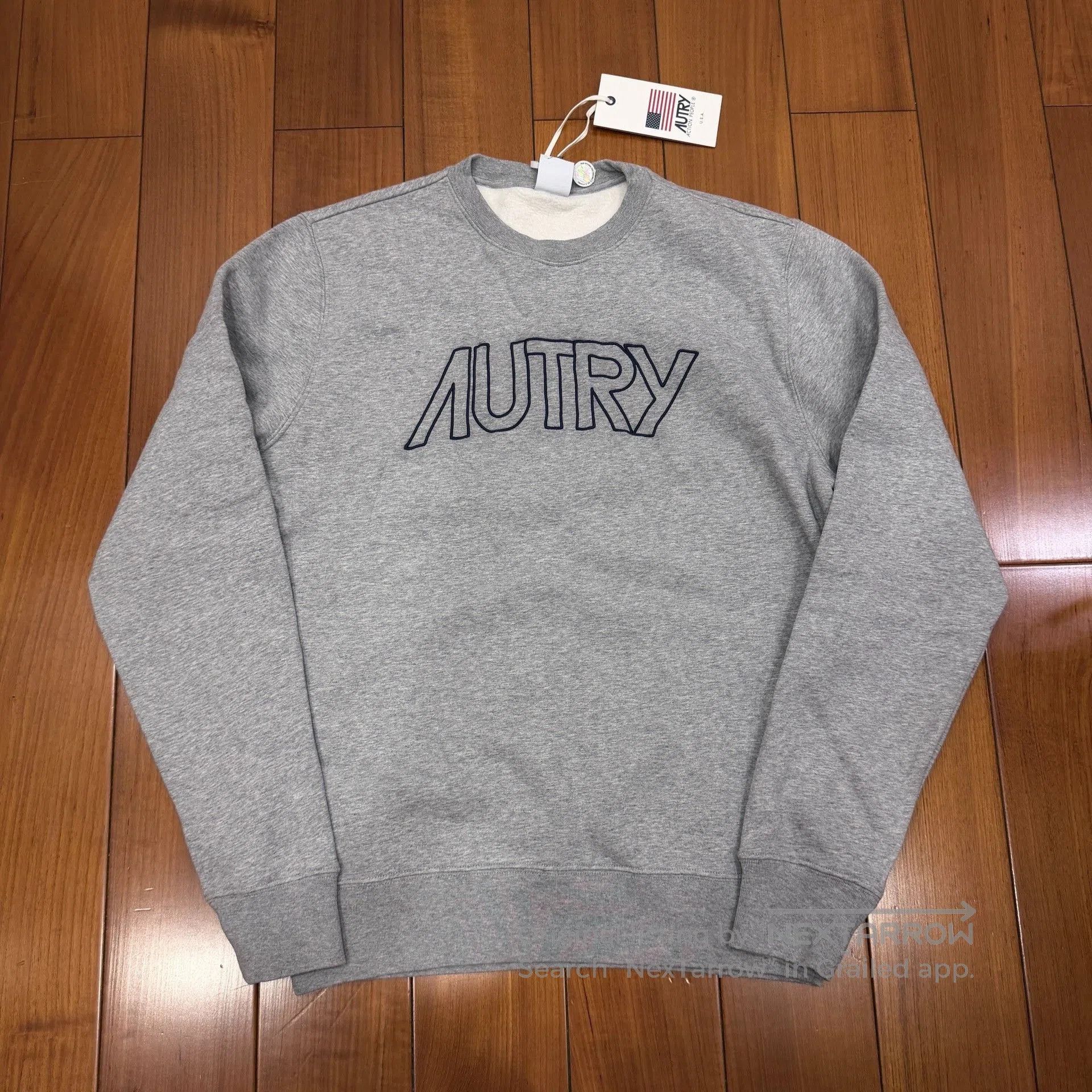 AUTRY Autry Gray Crewneck Sweatshirt. Size US L / EU 52-54 / 3 - 1 Thumbnail