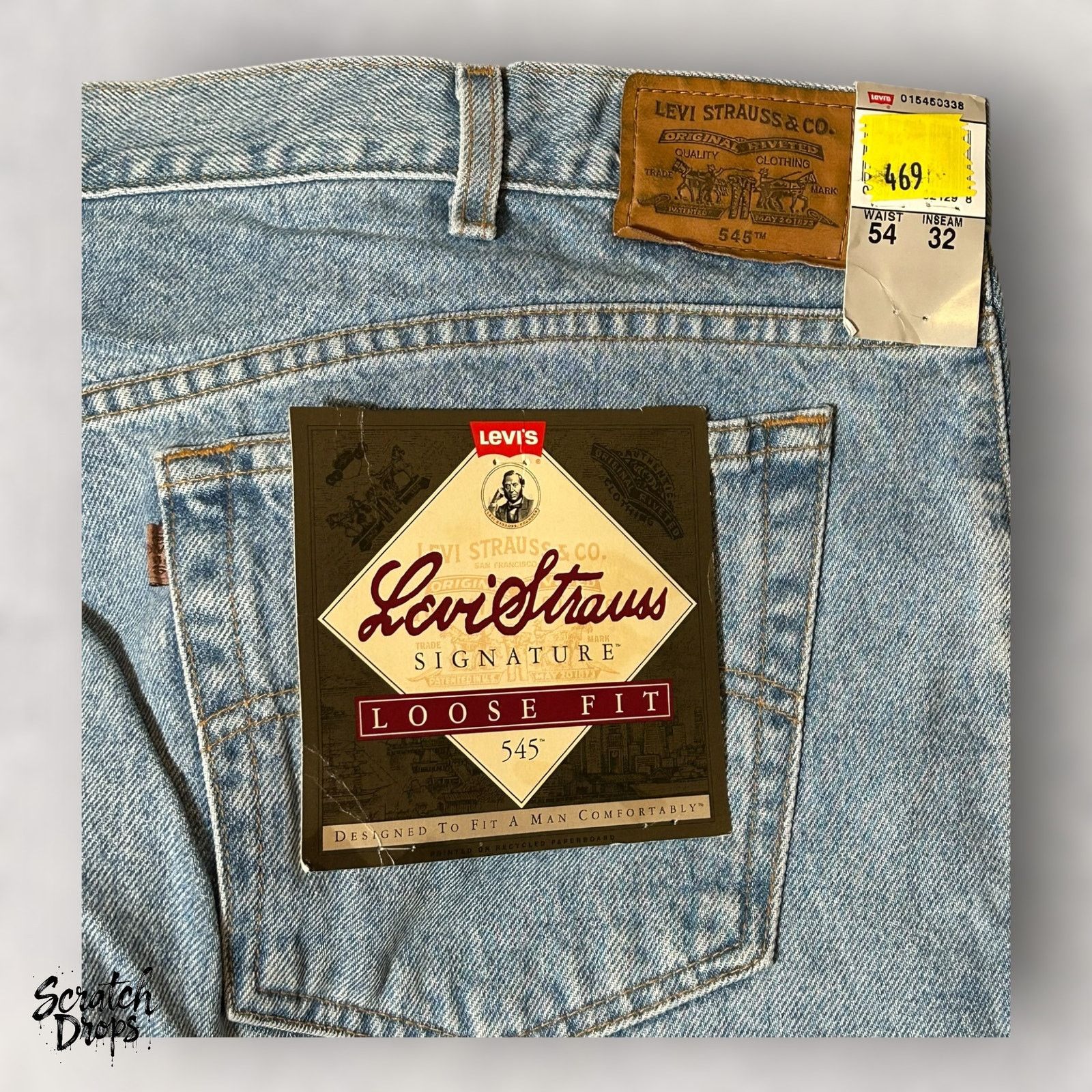Levi's Levi's Men's 560 Loose Fit Tapered Leg Jeans W54 L32 Classic Size US 38 / EU 54 - 1 Thumbnail