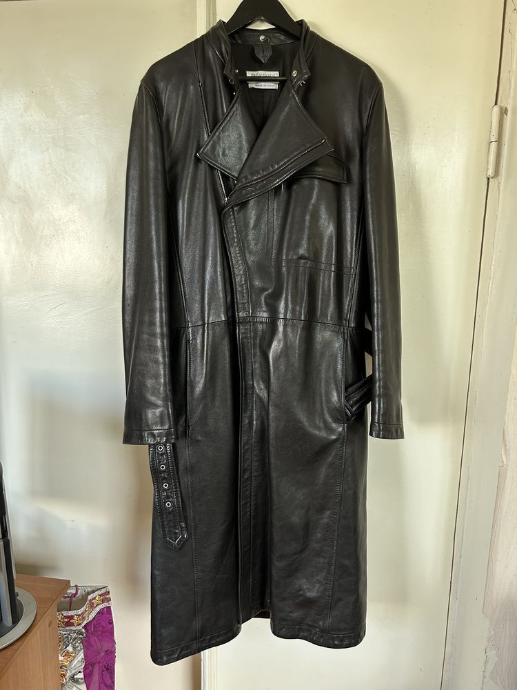 Yves Saint Laurent Yves Saint Laurent Vintage Leather Coat Jacket Size US M / EU 48-50 / 2 - 1 Thumbnail