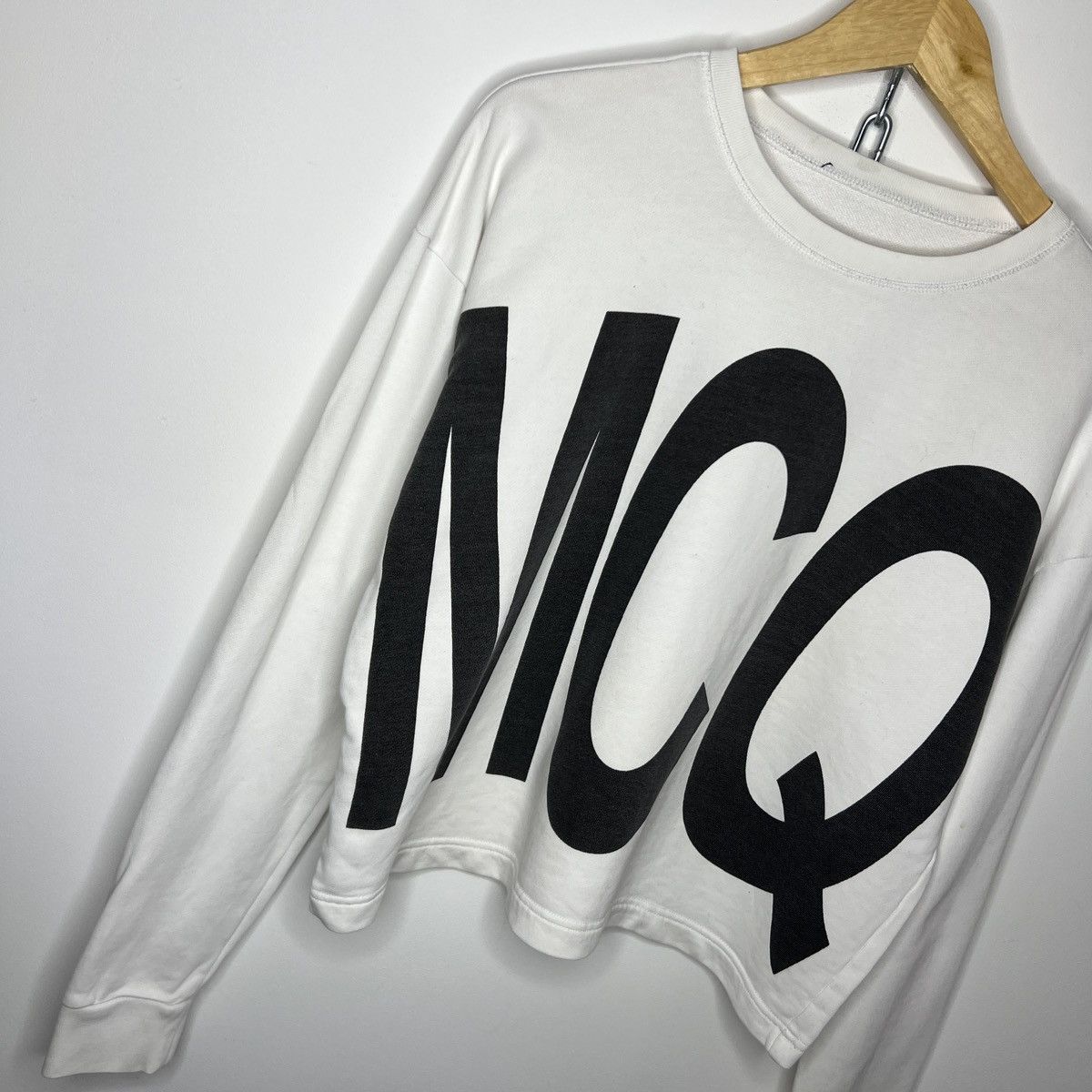 Alexander McQueen × MCQ × McQ Alexander McQueen Alexander Mcqueen MCQ Sweatshirt Blouse White Rare Size S / US 4 / IT 40 - 3 Thumbnail