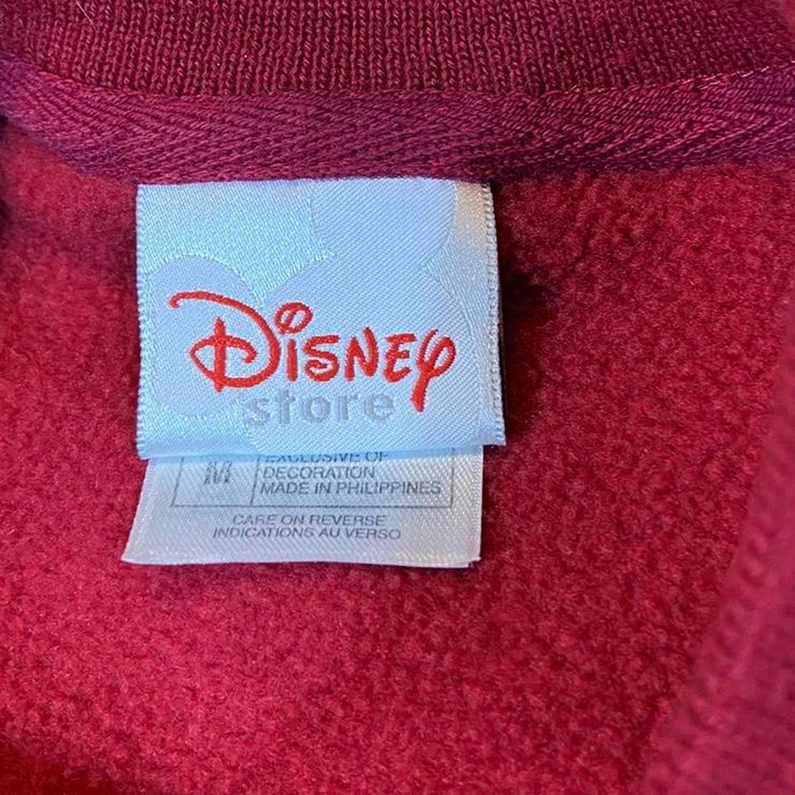 Disney 90s disney store pullover fleece Size US M / EU 48-50 / 2 - 3 Thumbnail