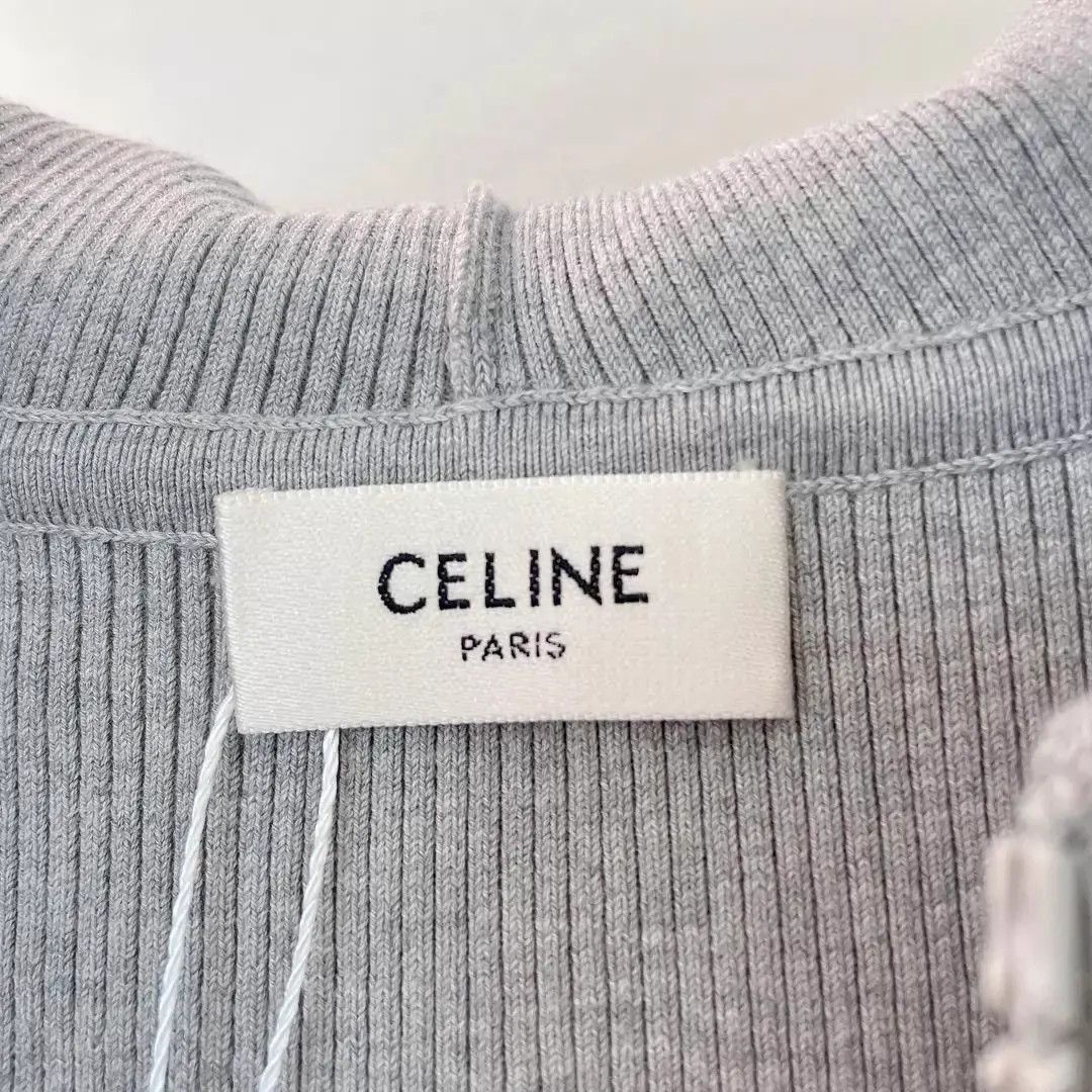 Celine Celine cropped knit hoodie M Pre-Owned Size M / US 6-8 / IT 42-44 - 7 Thumbnail