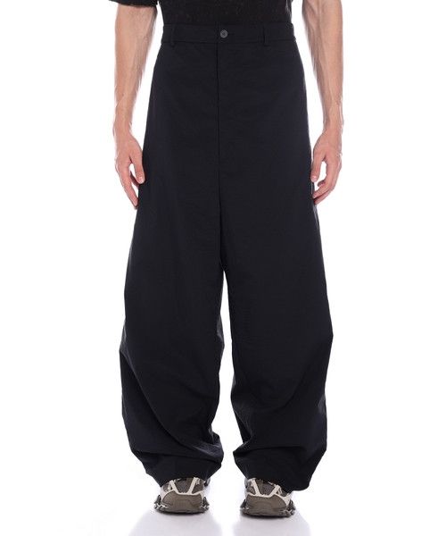 Balenciaga o1s1wg110326 Large Fit Pants in Black Size US 32 / EU 48 - 1 Thumbnail
