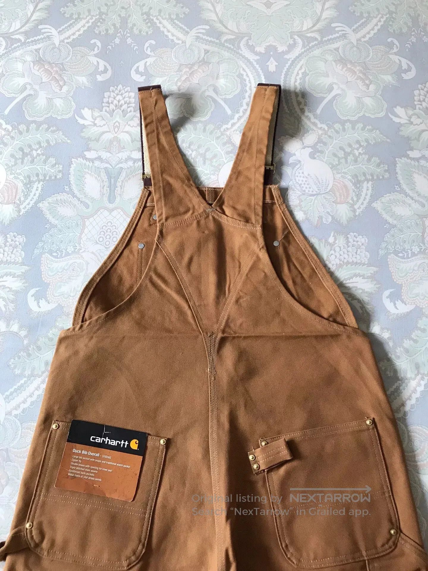 Carhartt Carhartt R01 Brown Overalls W38L30. Size US 38 / EU 54 - 2 Thumbnail