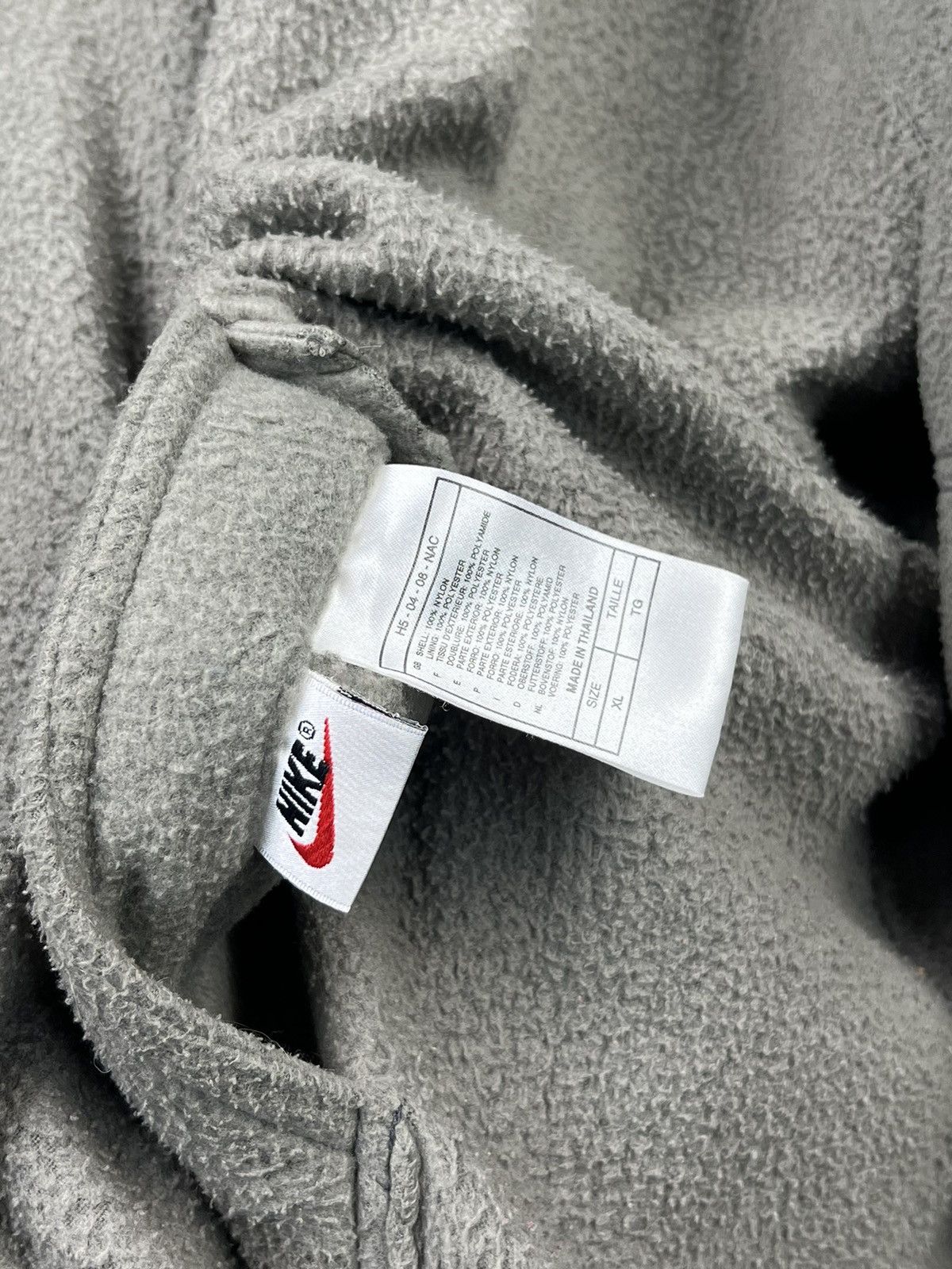 Nike Vintage Nike Reversible Anorak Fleece Jacket Big Logo XL Size US XL / EU 56 / 4 - 7 Thumbnail
