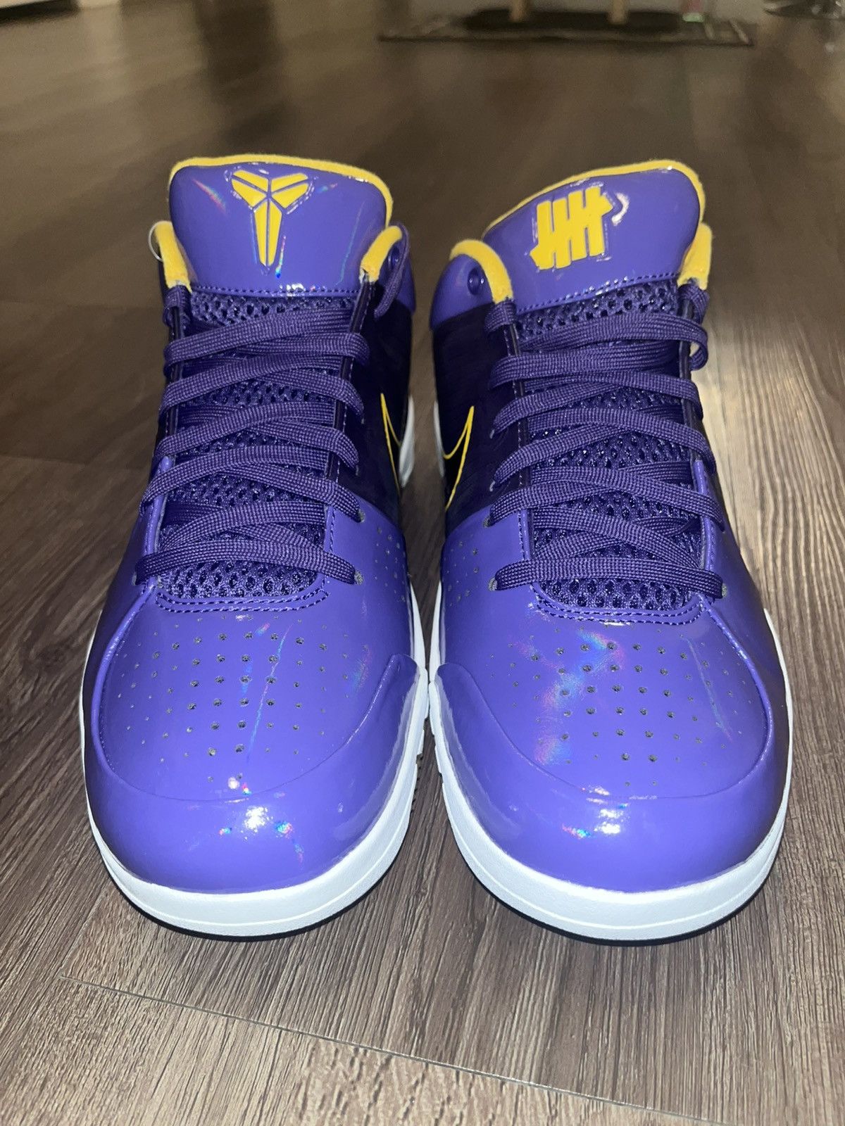 Other Nike Kobe 4 Protro Undefeated Los Angeles Lakers Size US 10 / EU 43 - 3 Thumbnail