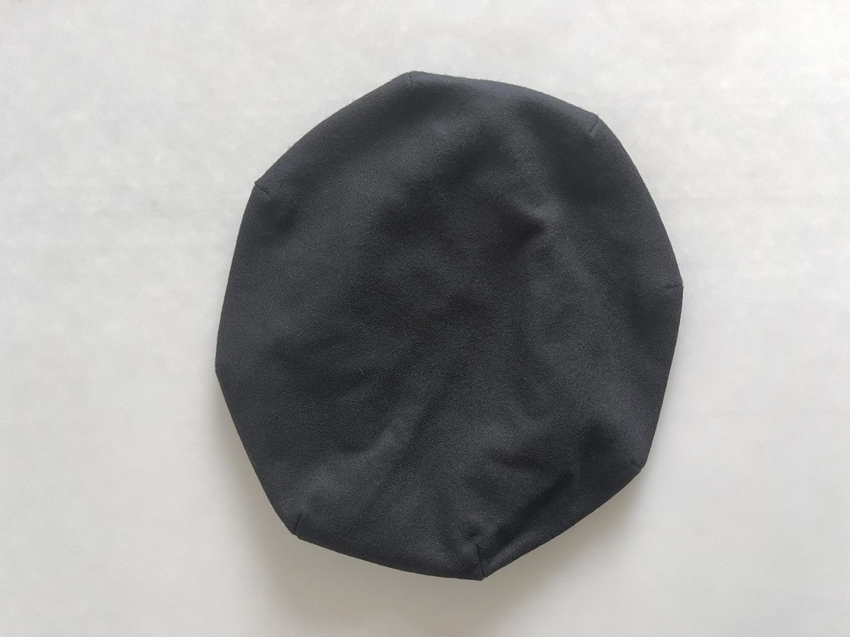 Yohji Yamamoto Yohji Yamamoto Pour Homme - W/Gabardine Beret Hat Size ONE SIZE - 4 Thumbnail