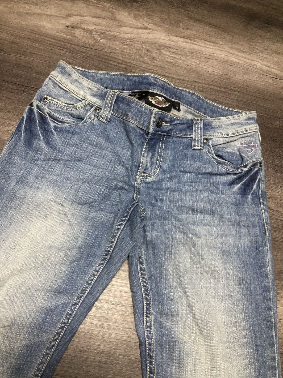 Harley Davidson × Vintage HARLEY DAVIDSON DENIM JEANS Size 32" / US 10 / IT 46 - 5 Thumbnail