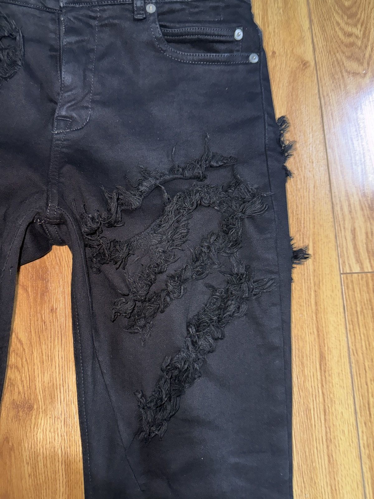 Rick Owens Rick Owens Slashed Detroit Jeans Size US 28 / EU 44 - 10 Thumbnail