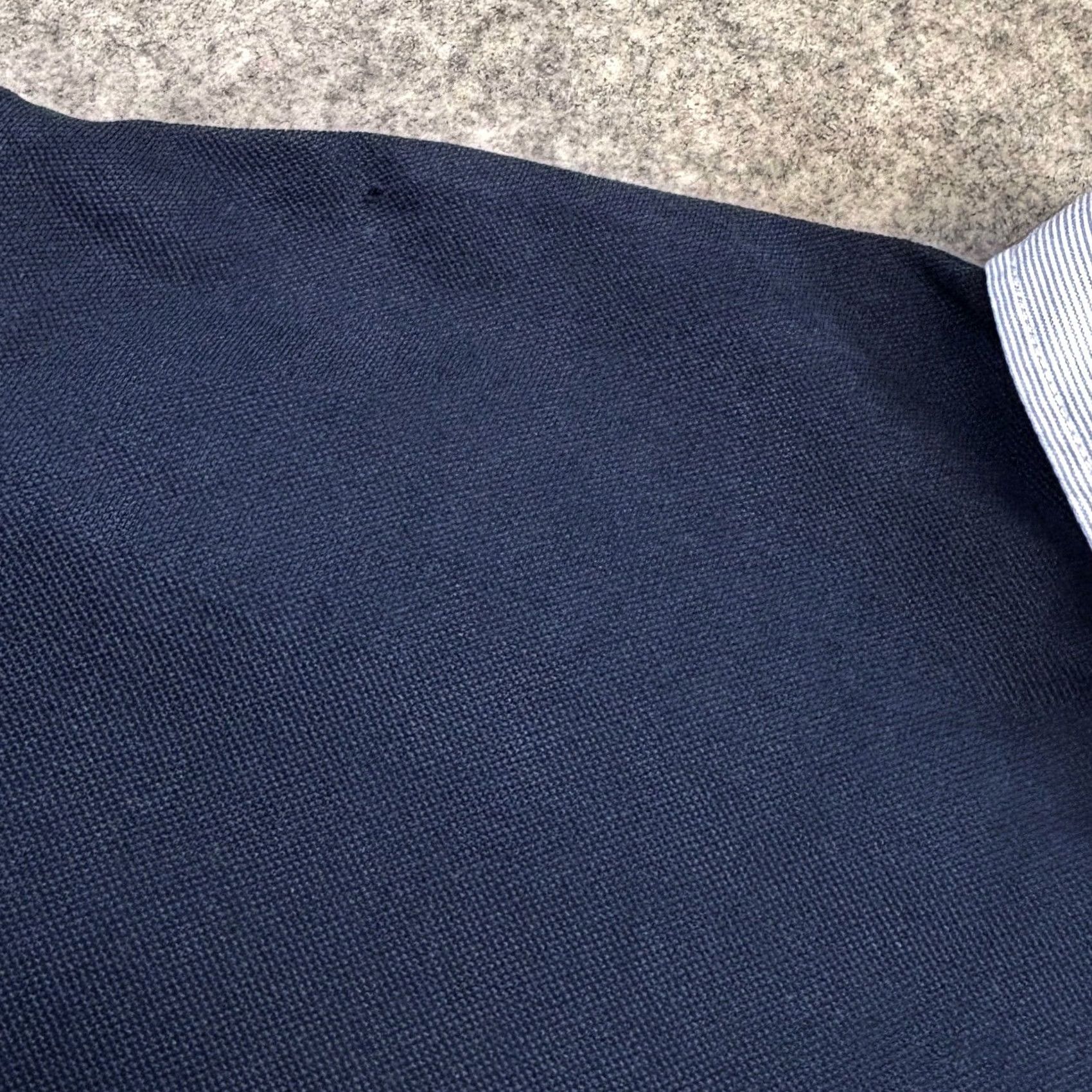 Gant VINTAGE GANT Long Sleeve Polo Shirt 2XL Mens Navy Striped Collar SS/SHM? (Note: Please provide final) Size US XXL / EU 58 / 5 - 5 Thumbnail