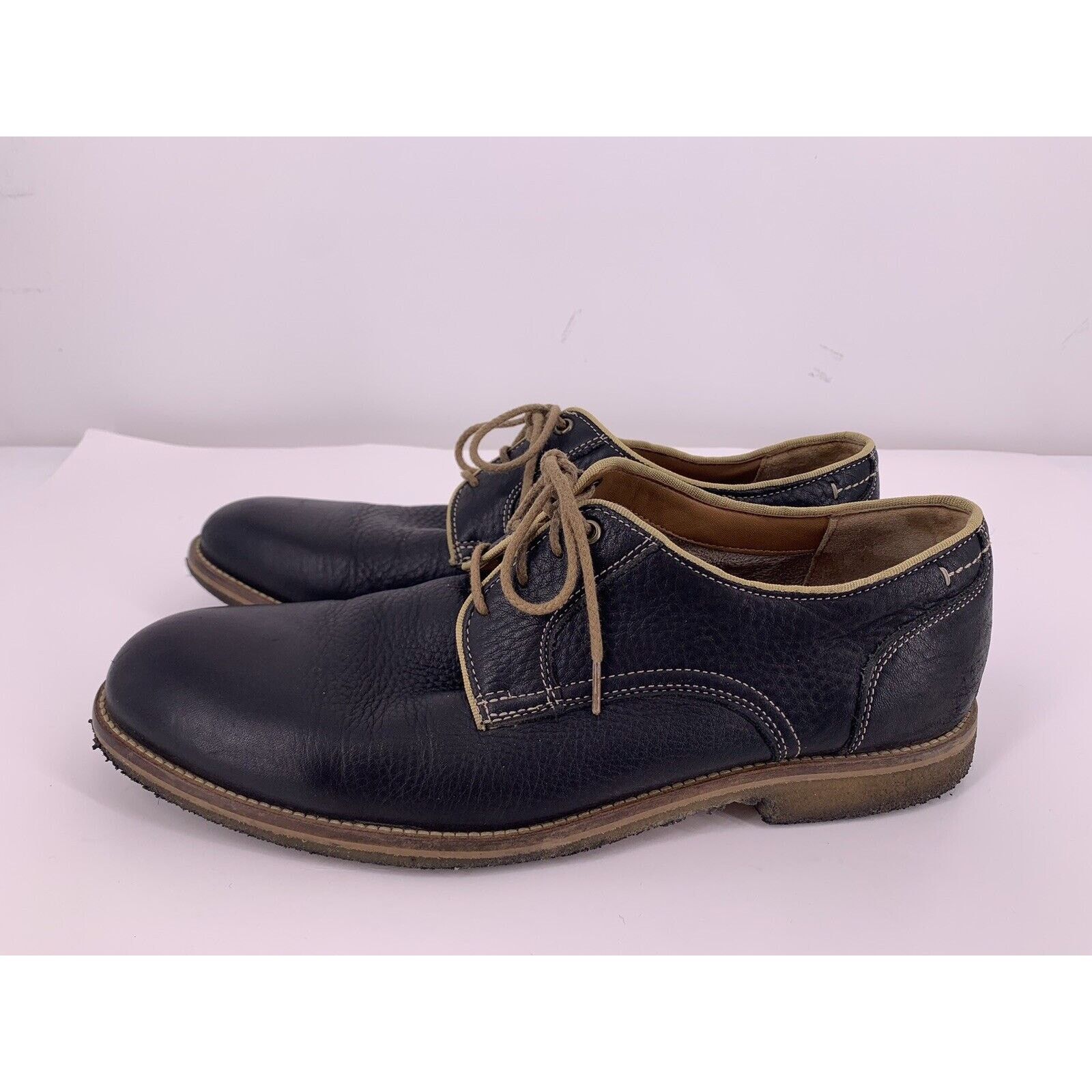 Johnston & Murphy Johnston & Murphy Copeland Leather Derby Shoes Crepe Soles Size US 11.5 / EU 44-45 - 4 Thumbnail