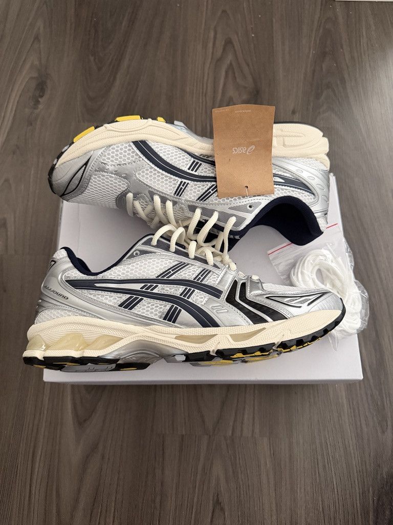 Asics × JJJJound JJJJound x Asics Gel-Kayano 14 White Navy Size US 10.5 / EU 43-44 - 3 Thumbnail