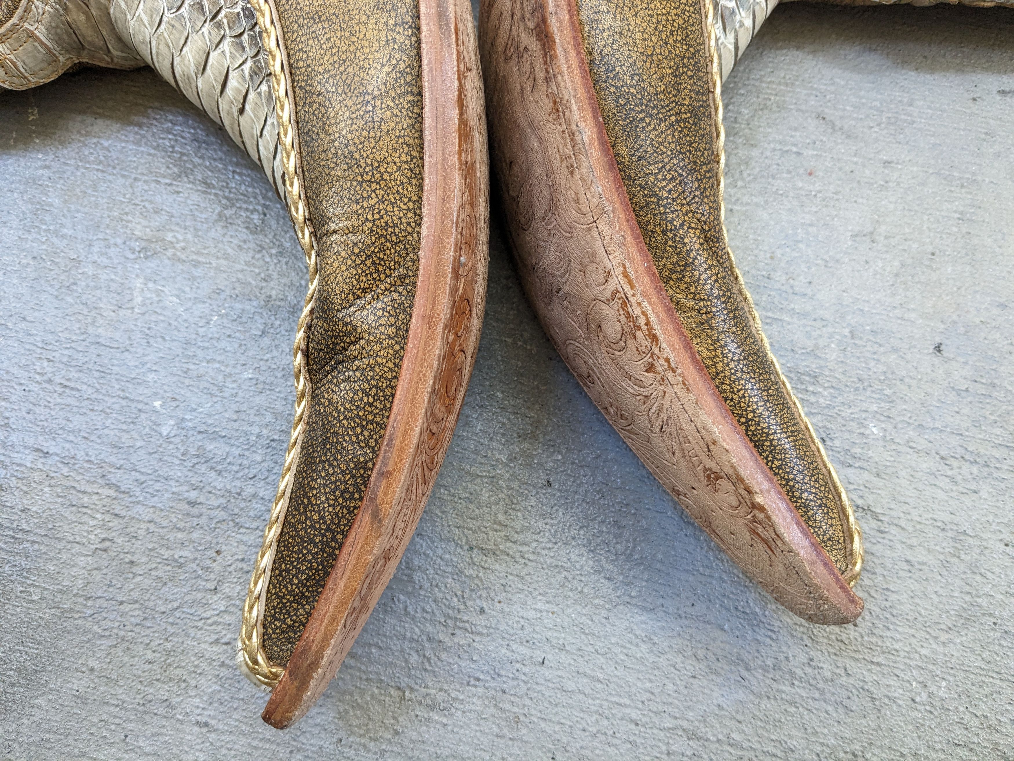 Other Denver Cowboy Boots Brown Snake Print 8.5 Leather Mexico Size US 8.5 / EU 41-42 - 7 Thumbnail
