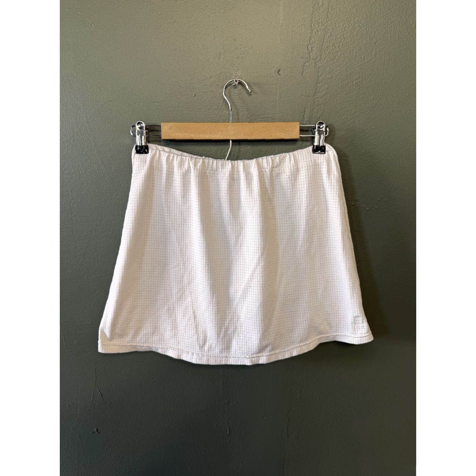 Nike VINTAGE Y2K Nike Womens White Athletic Tennis Pullon Skirt w/ Lining Size Small Size 28" / US 6 / IT 42 - 2 Thumbnail